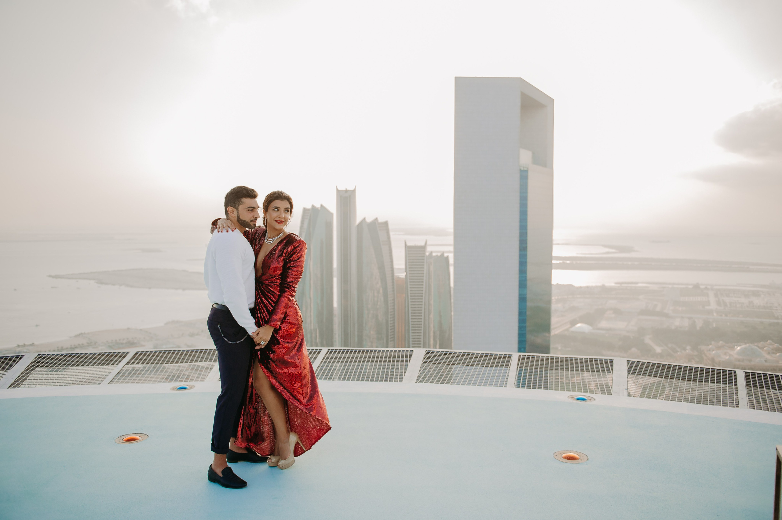 Love Story на высоте (Абу Даби). Фотограф в Москве и Санкт-Петербурге Дарина