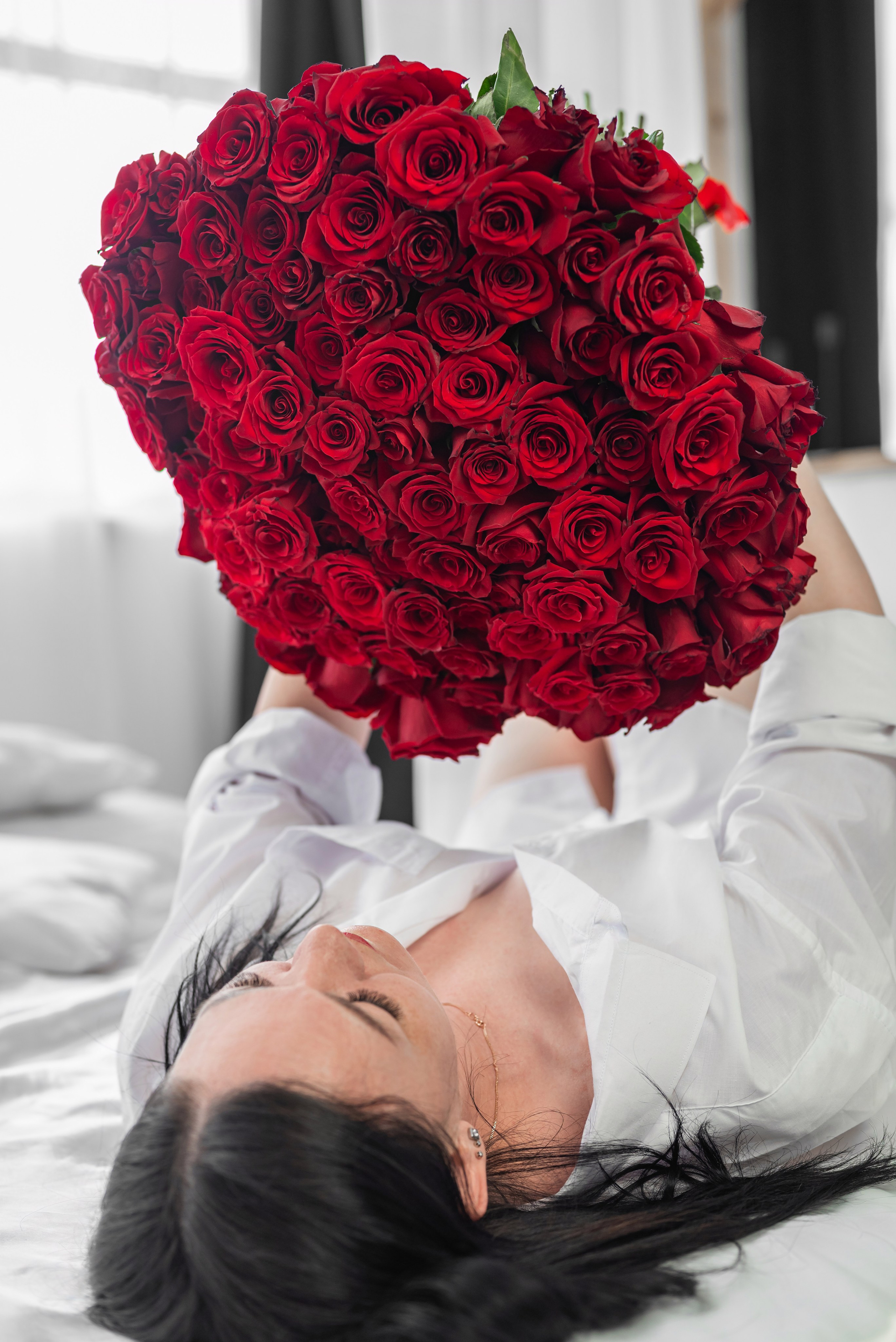 Фотопроект *101 красная роза* 2024 г. Фотограф в городе Салават