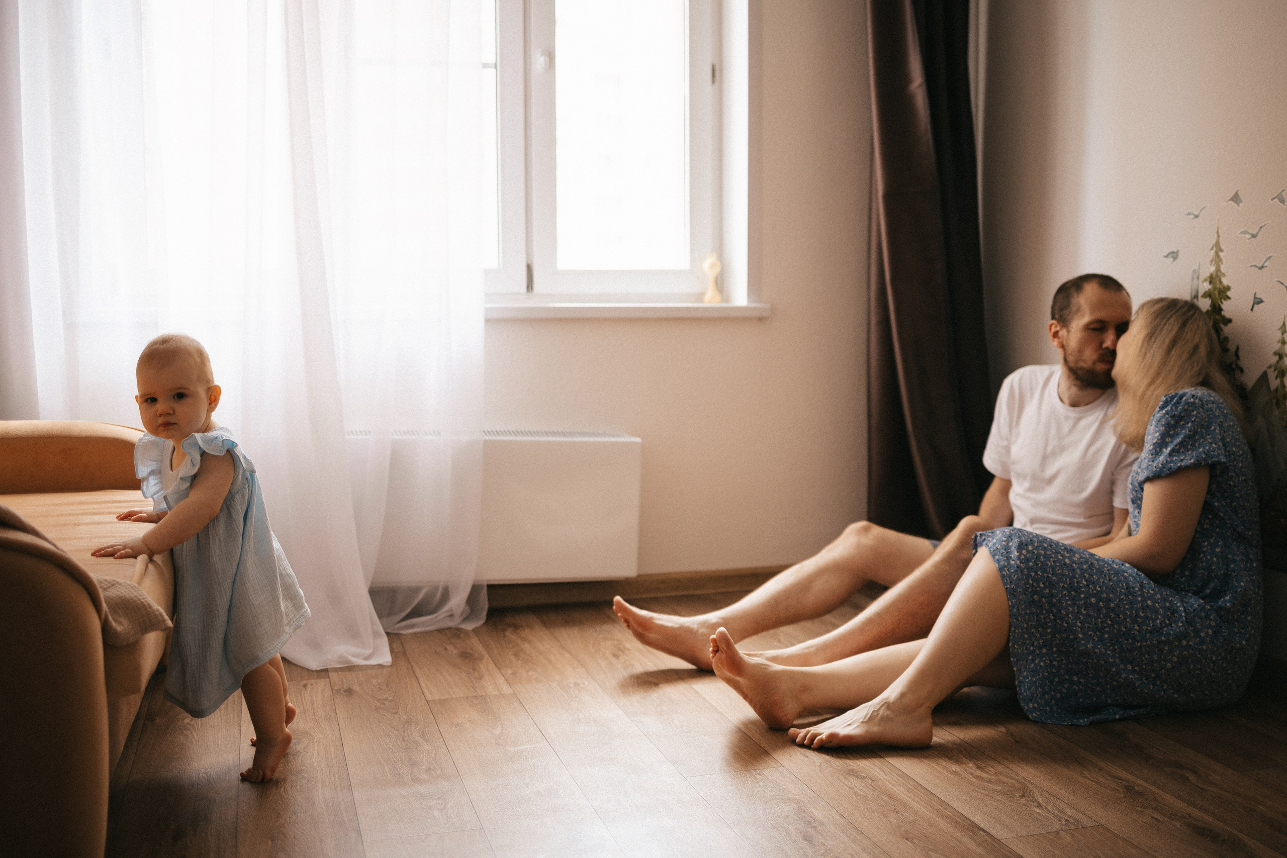 Маша с Лёшей и дочка Саша. Фотограф Нижний Новгород