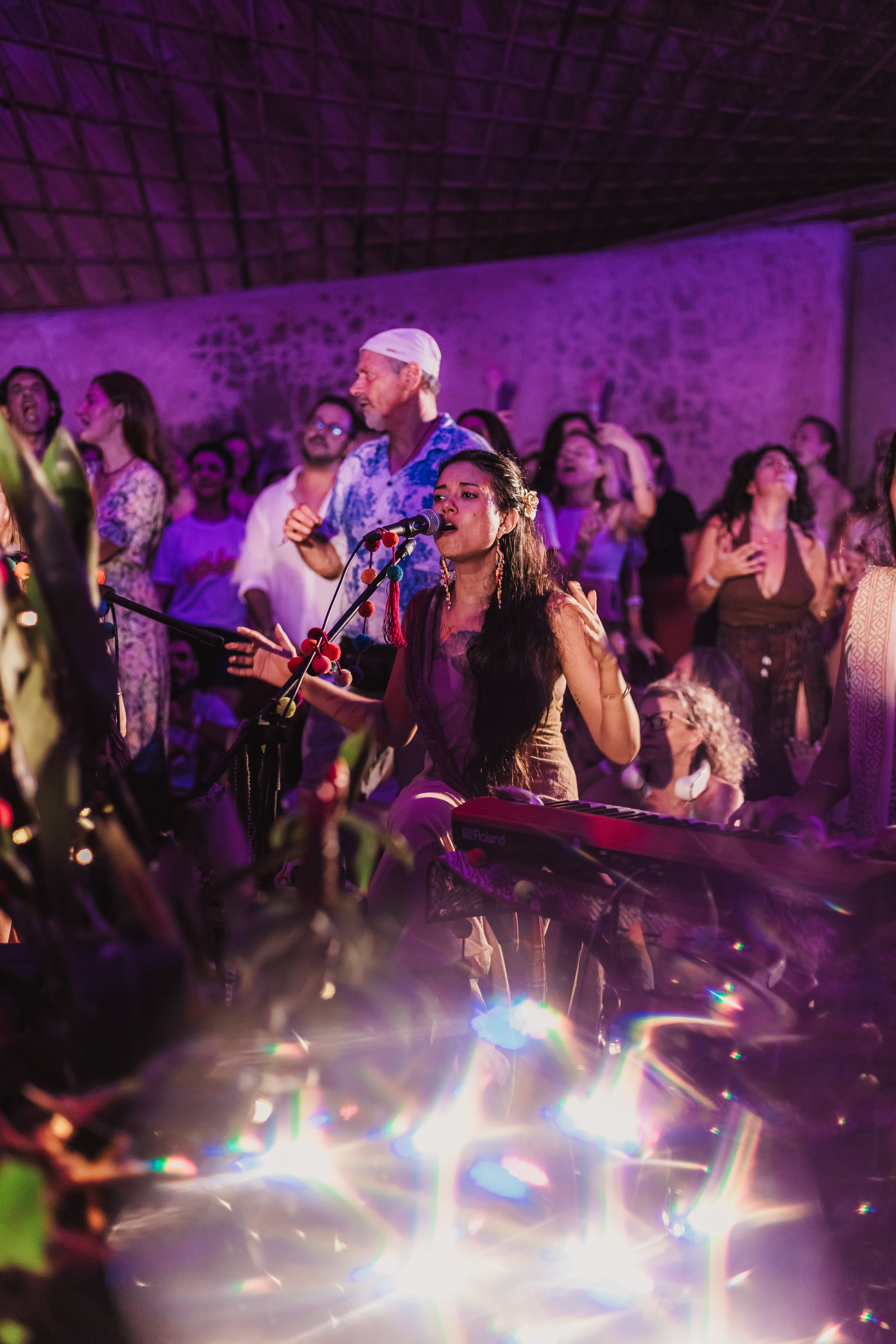 Hanuman Project kirtan at Alchemy april. Mariam Bagdasaryan