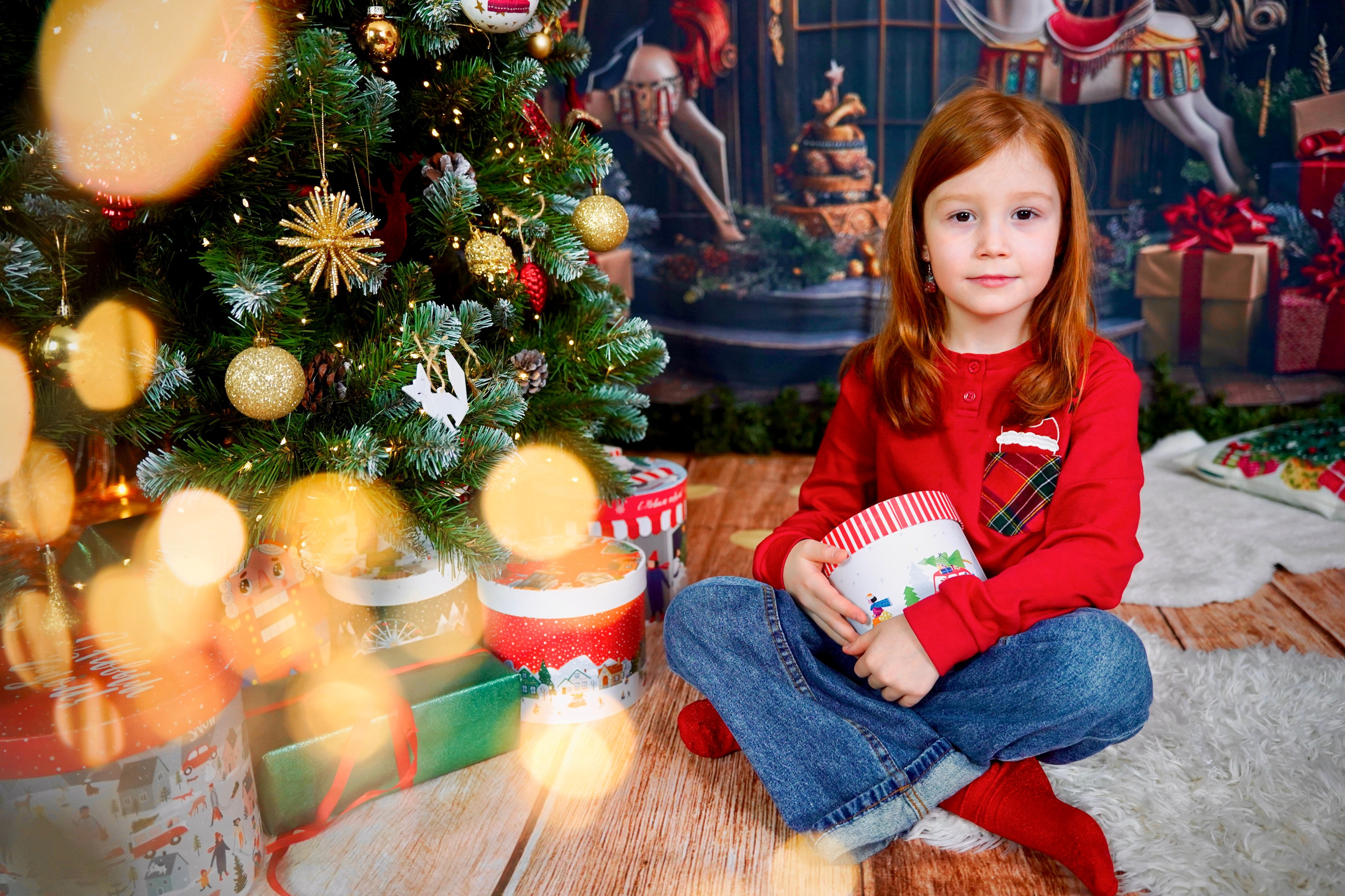 Новогодний фотопроект 2025 № 2. Семейный и детский фотограф Александра Гвоздикова