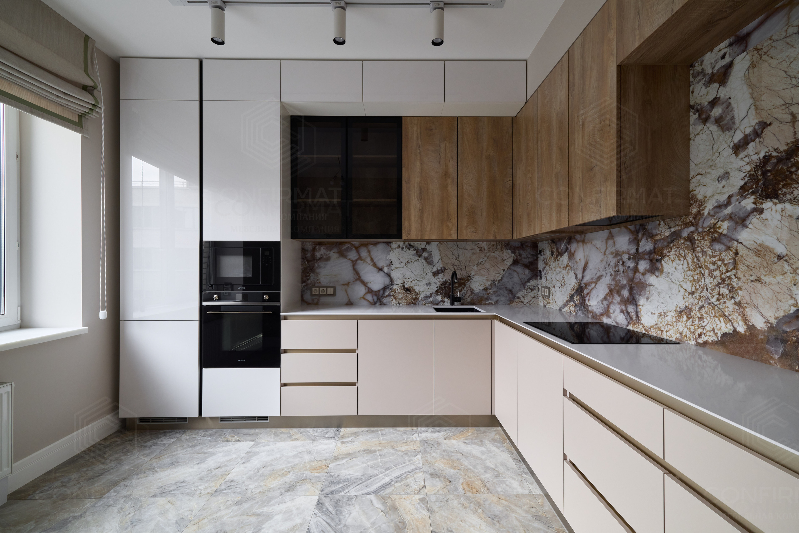 Мебель на заказ спб, кухня на заказ, конфирмат, confirmat мебель, стильные кухни, дизайн современной кухни, кухня под потолок, высокая кухня, кухня высотой 3м, кухня без ручек, лучшие кухни спб