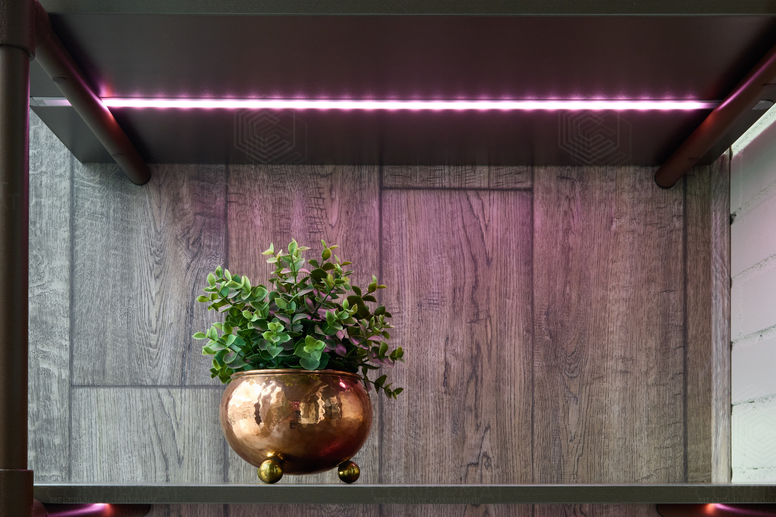 Стеллажная система в стиле лофт. Мебель на заказ