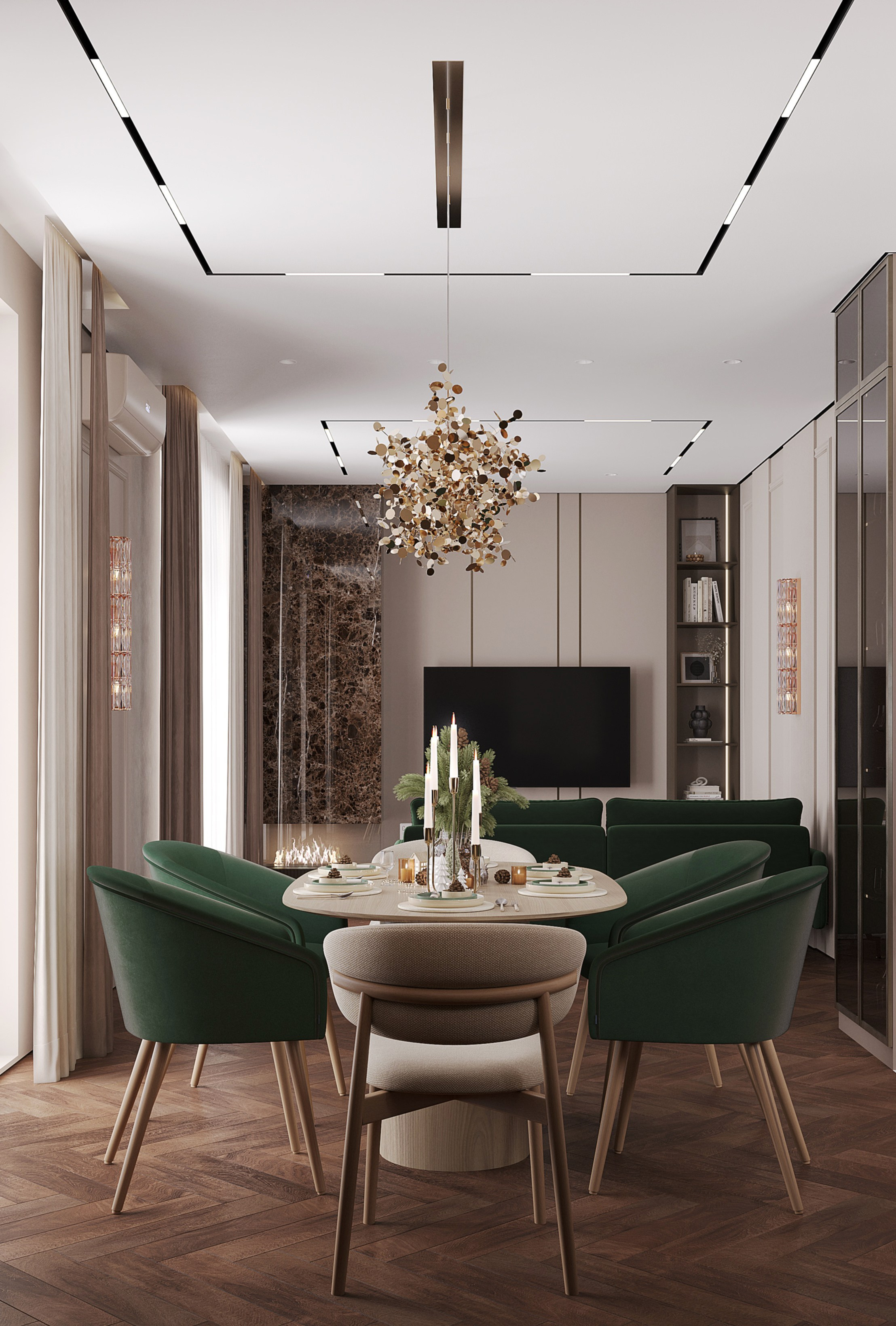 Проект Дома Казань. Студия дизайна интерьера Лактионовой Елены