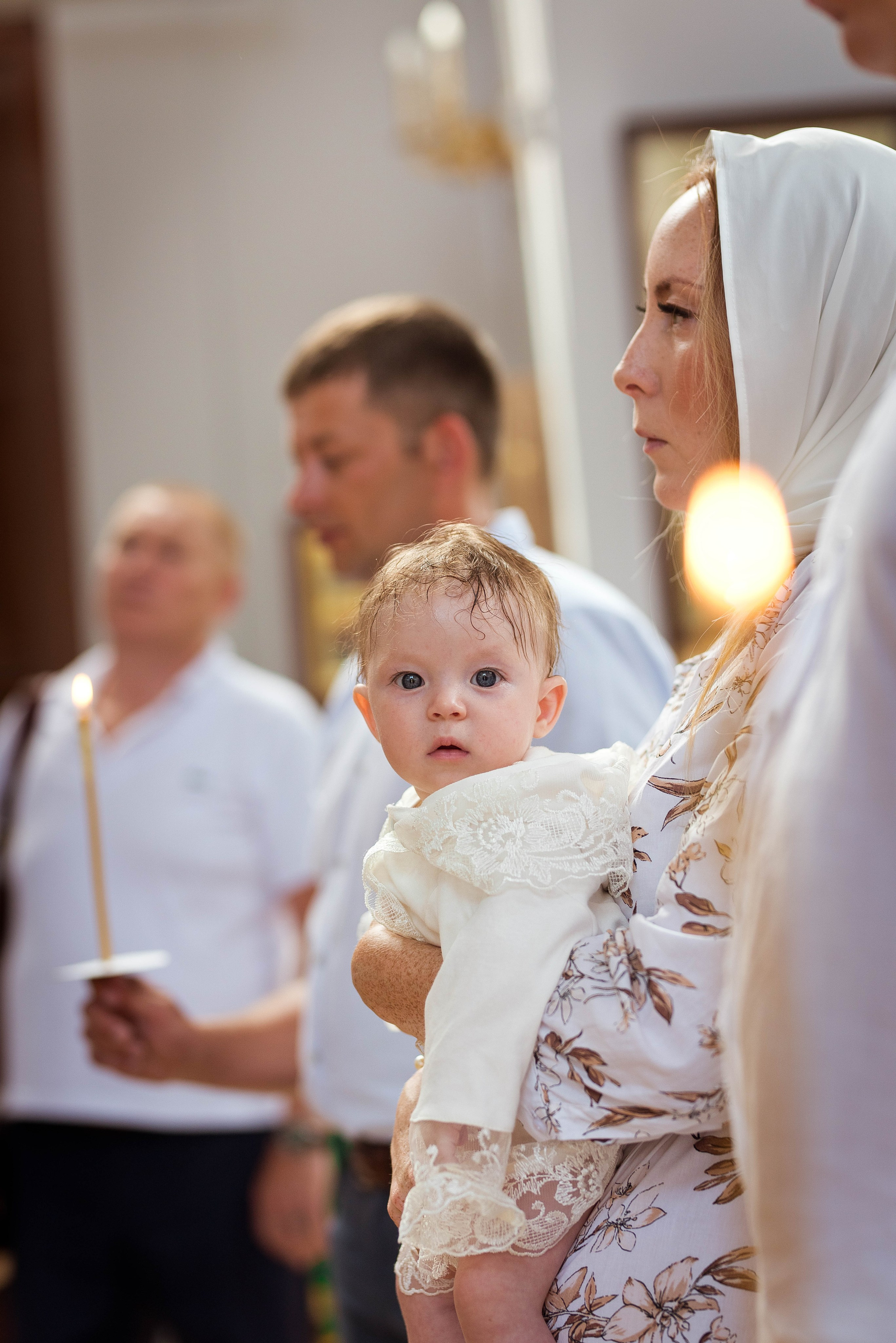 Крещение Варвары. Свадебный и семейный фотограф Яна Стражева. Волгоград, Москва
