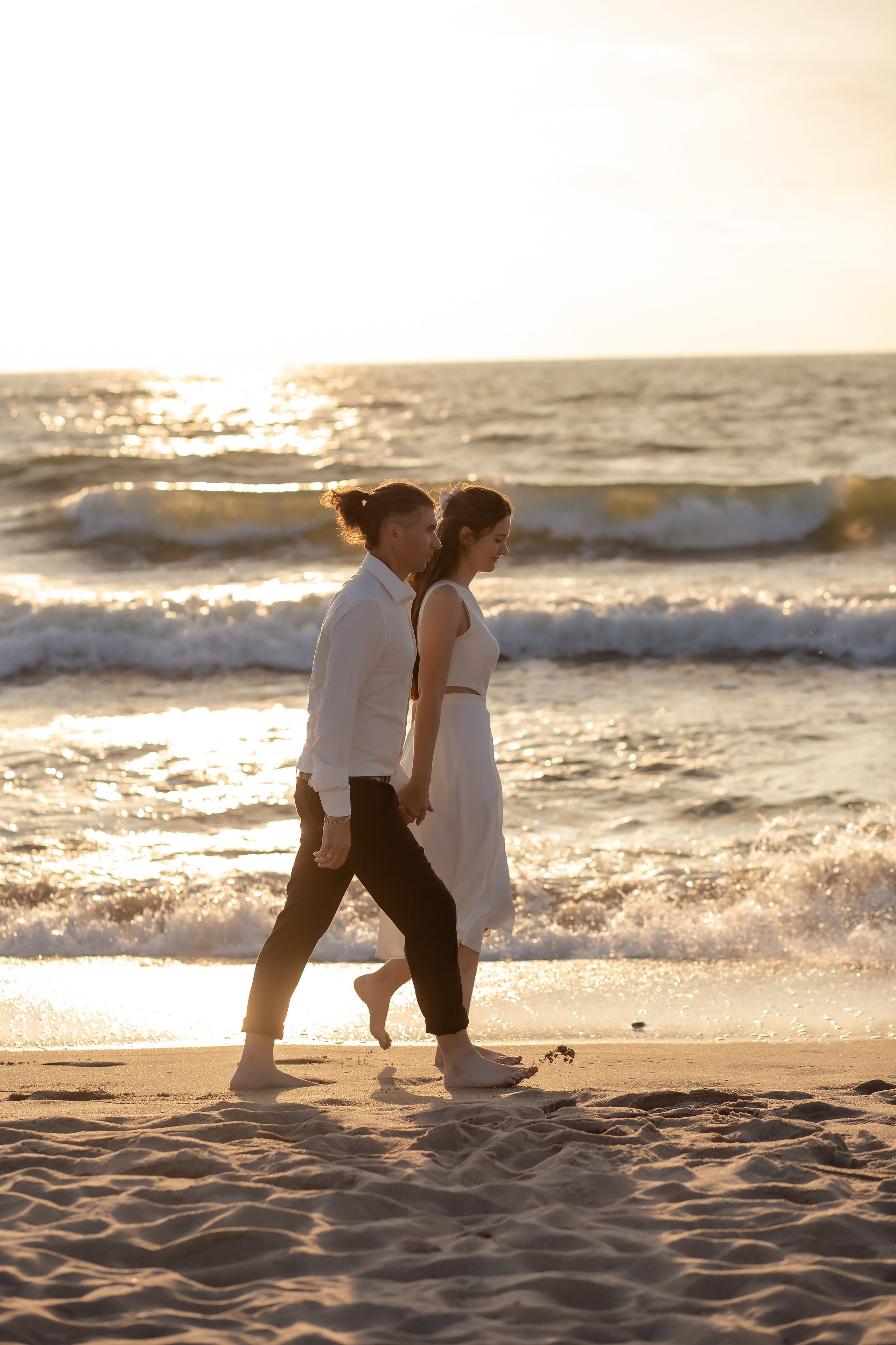 Ирина и Данил. Закат. Фотограф в Калининграде Решетникова Алина