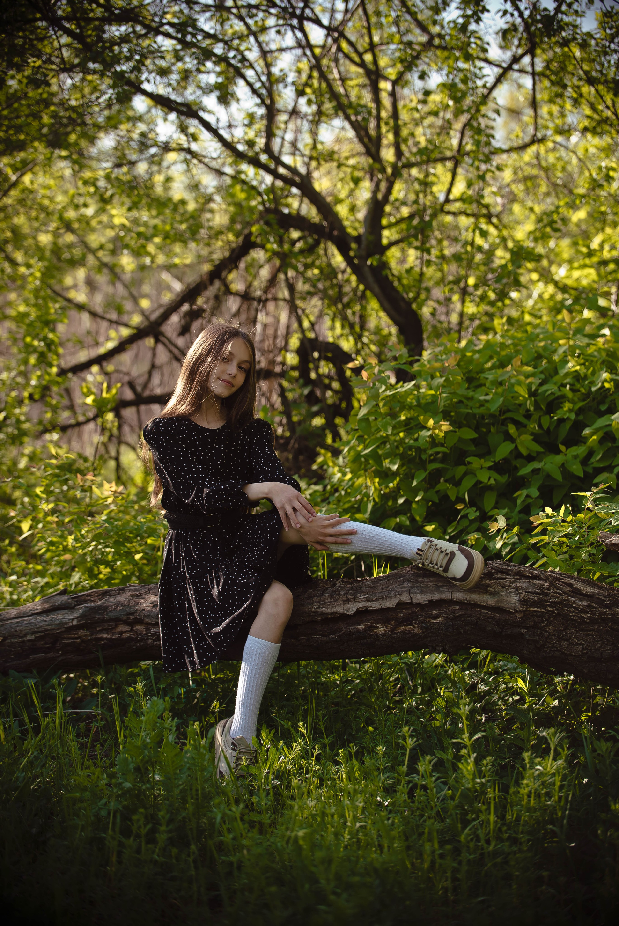 Анютка в сиреньке. Арт-фотограф Евгений Матвиенко