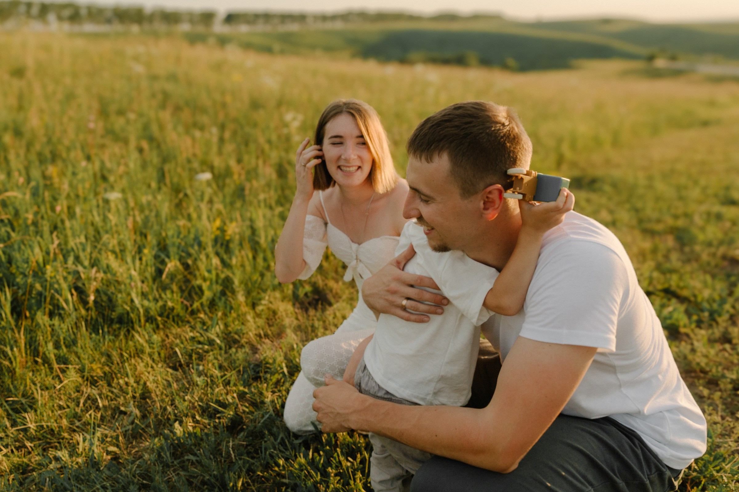 Виталя, Аня и Мирон. Фотограф Любовь Щербинина