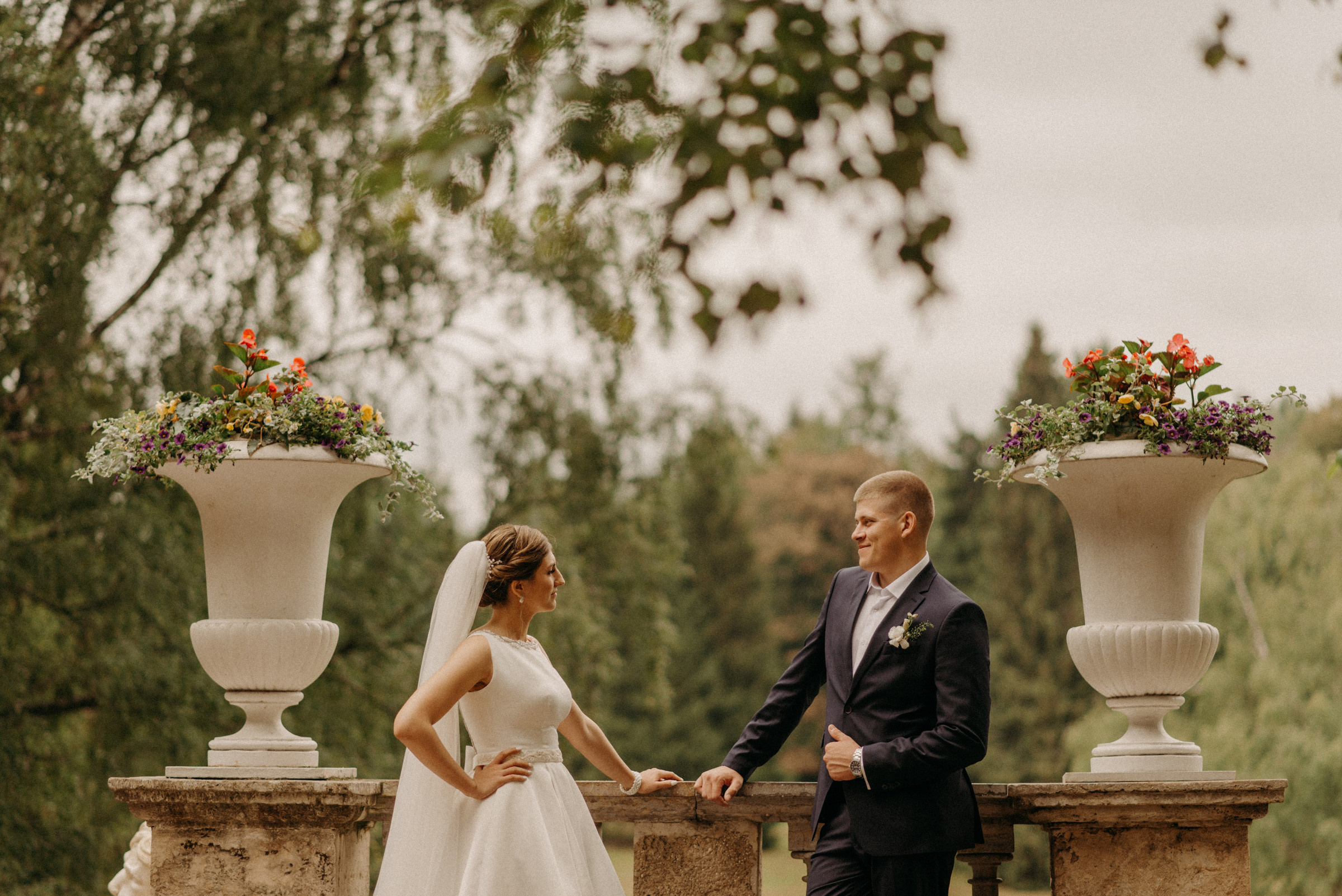 свадебная фотосессия в Павловском Дворце