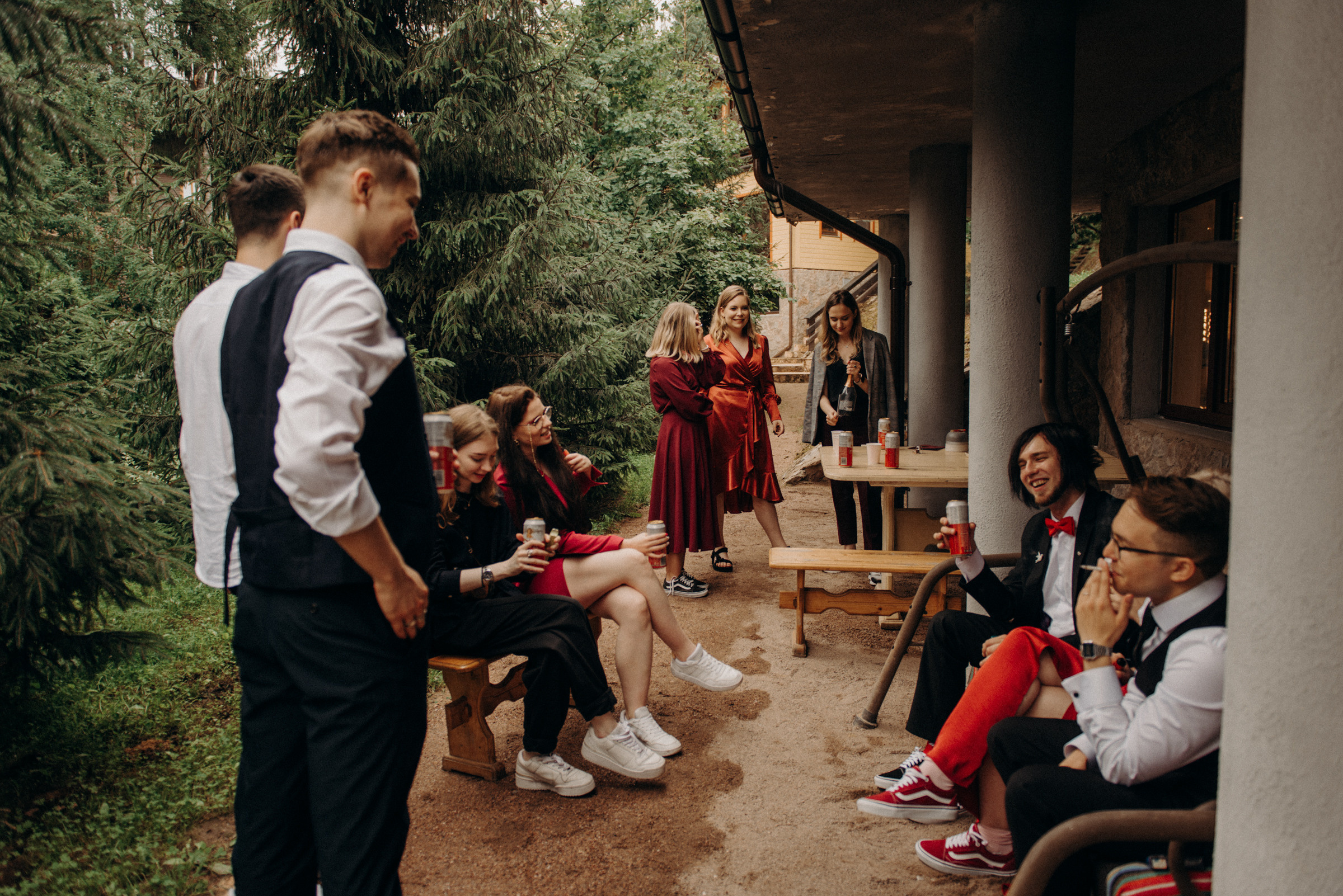 свадьба в коттедже без ведущего