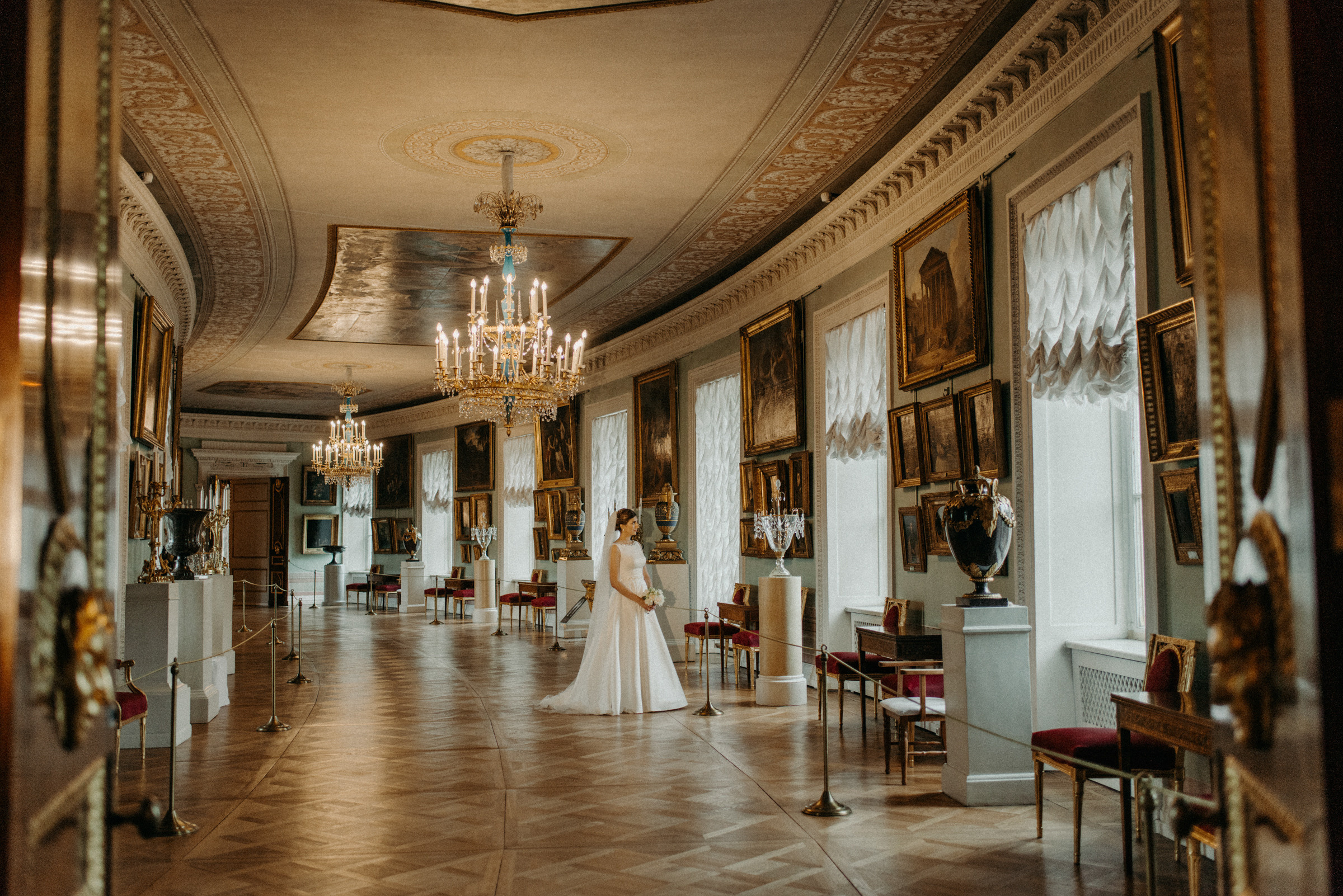 свадебная фотосессия в Павловском Дворце