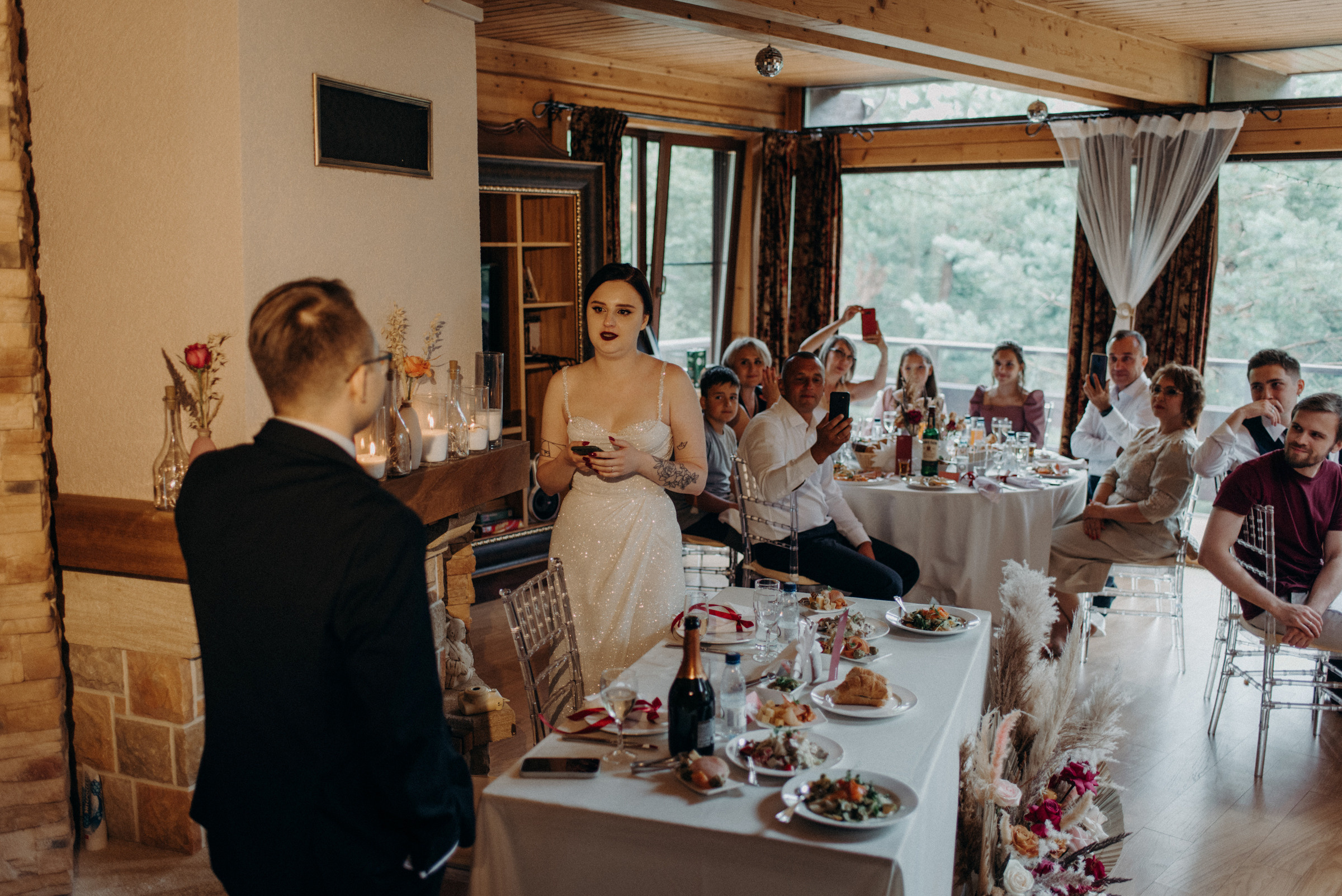 свадьба в коттедже без ведущего