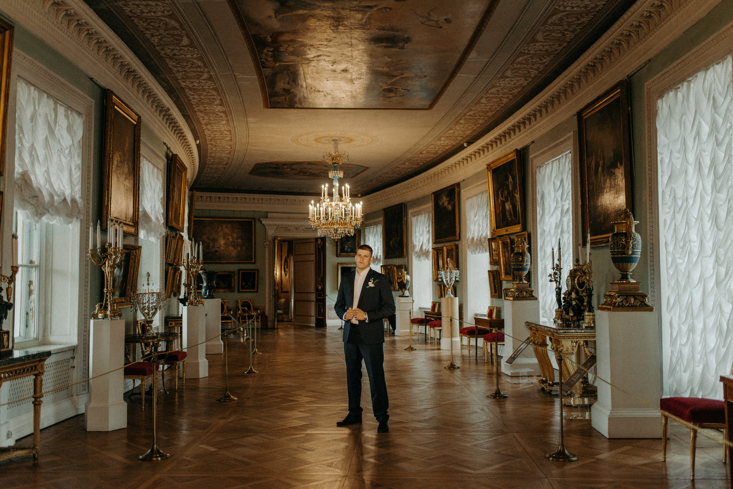 свадебная фотосессия в Павловском Дворце