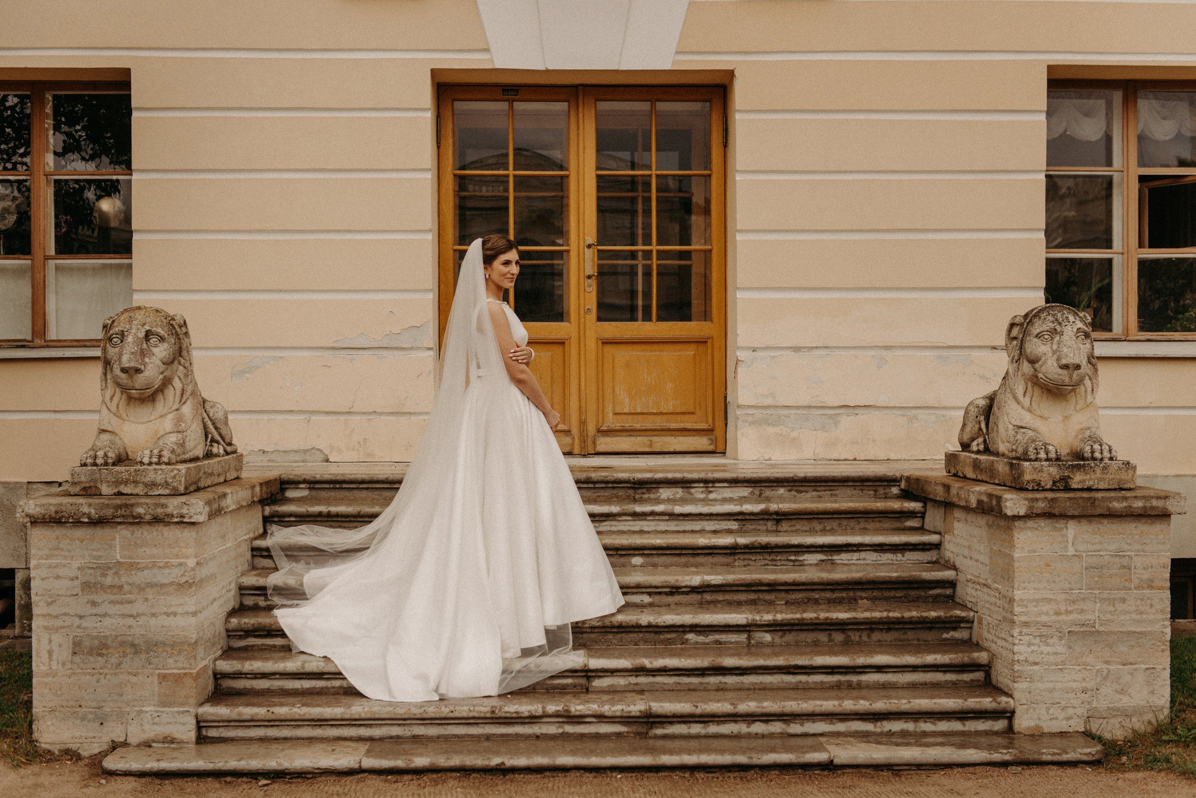 свадебная фотосессия в Павловском Дворце