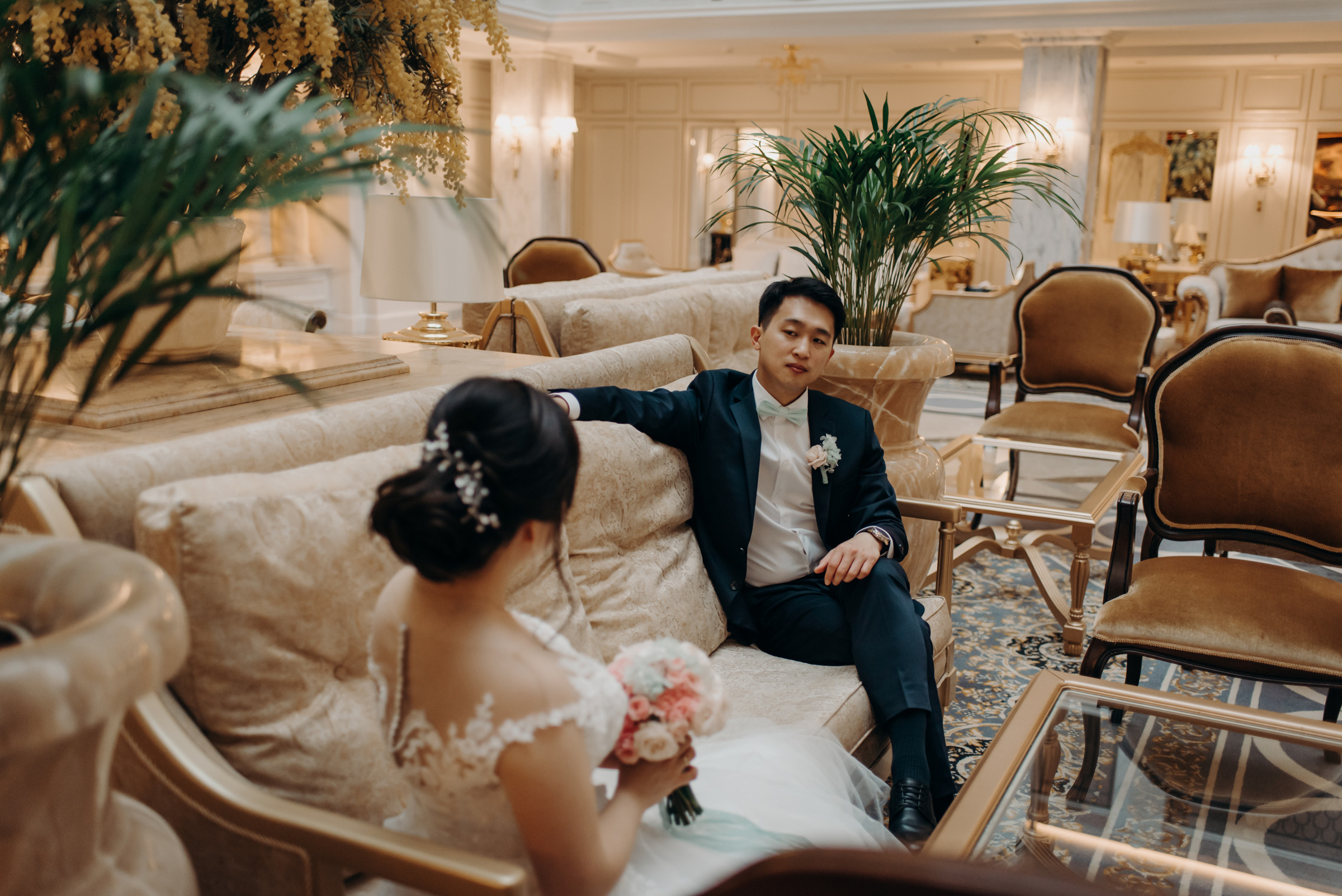 свадебная фотосессия в отеле Tsar Palace 