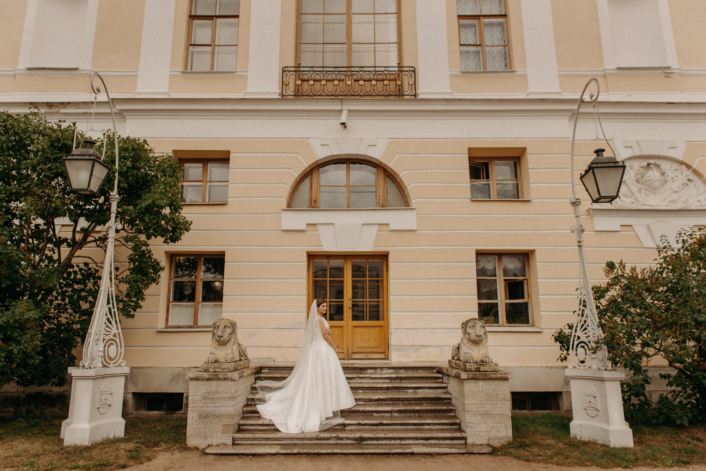 свадебная фотосессия в Павловском Дворце