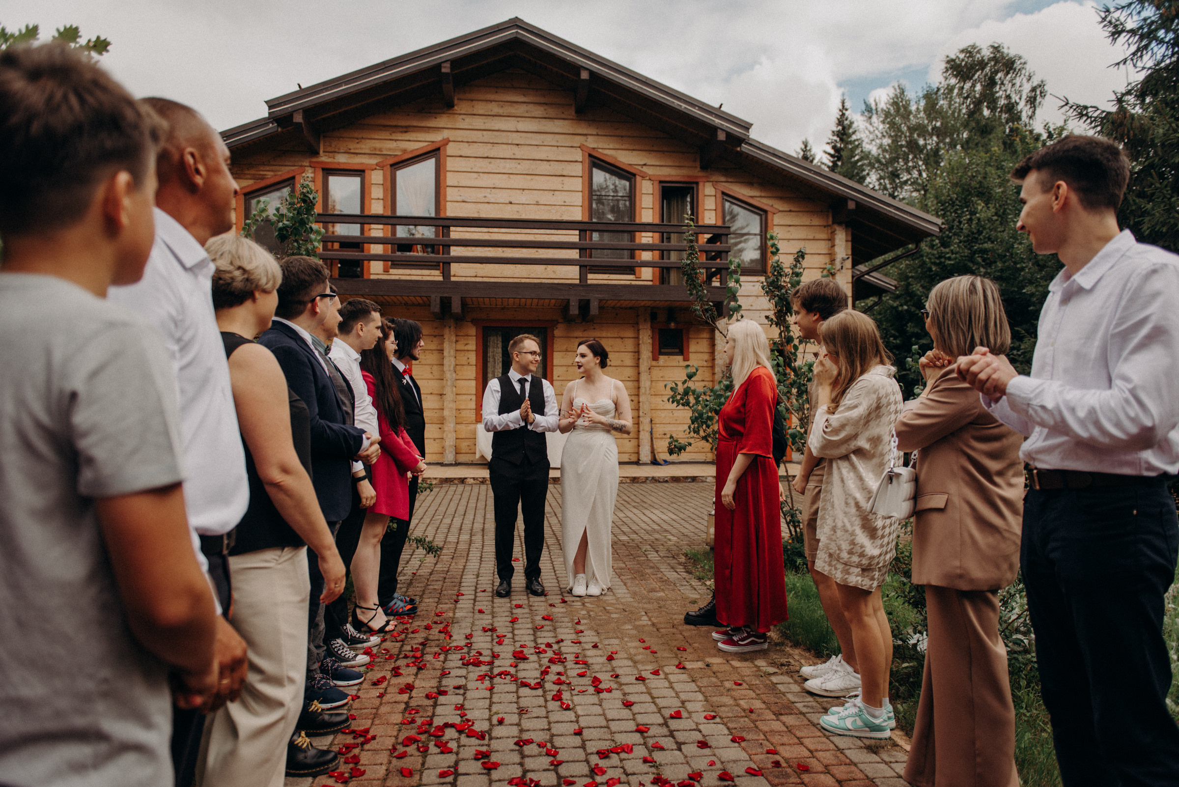 свадьба в коттедже без ведущего