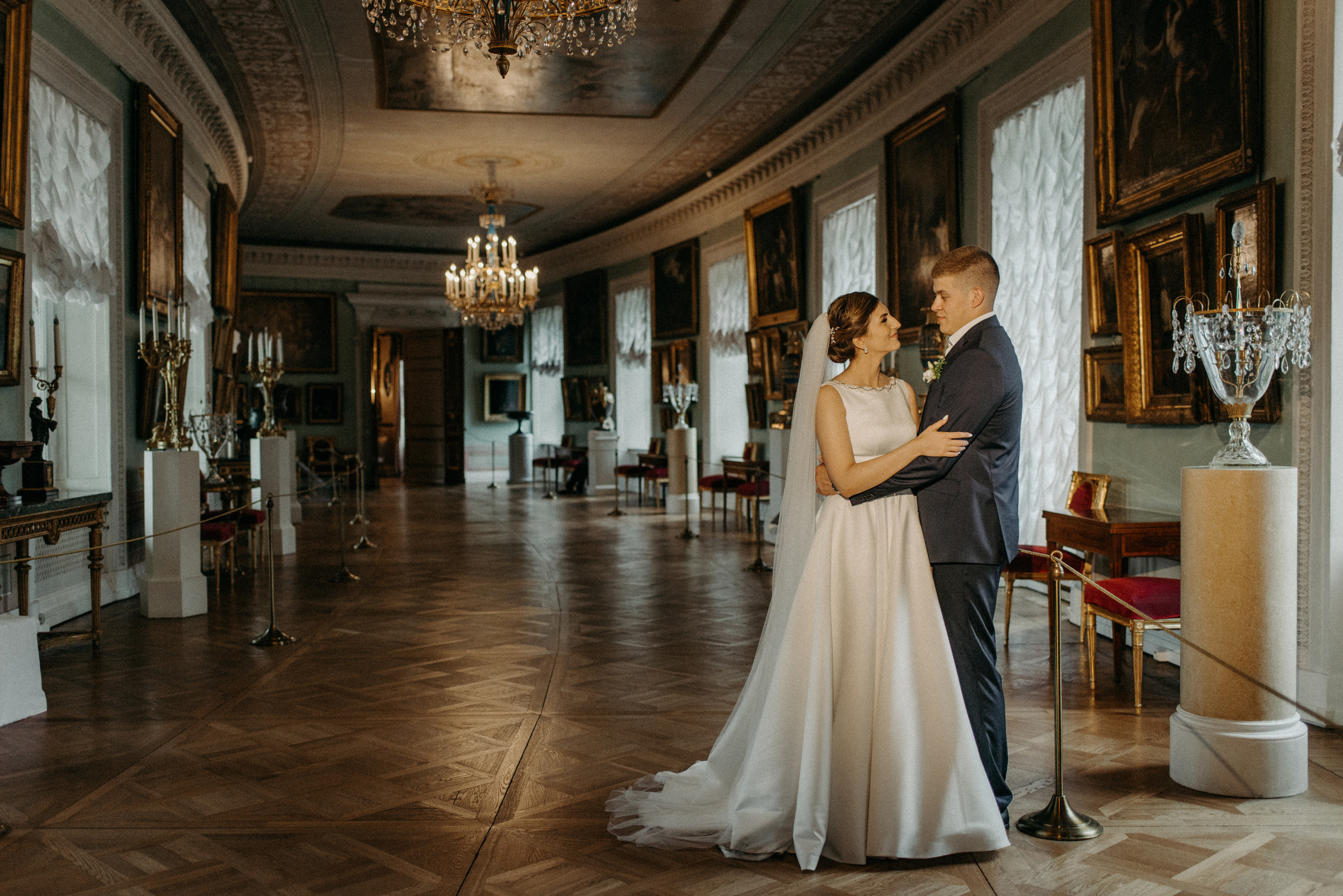 свадебная фотосессия в Павловском Дворце