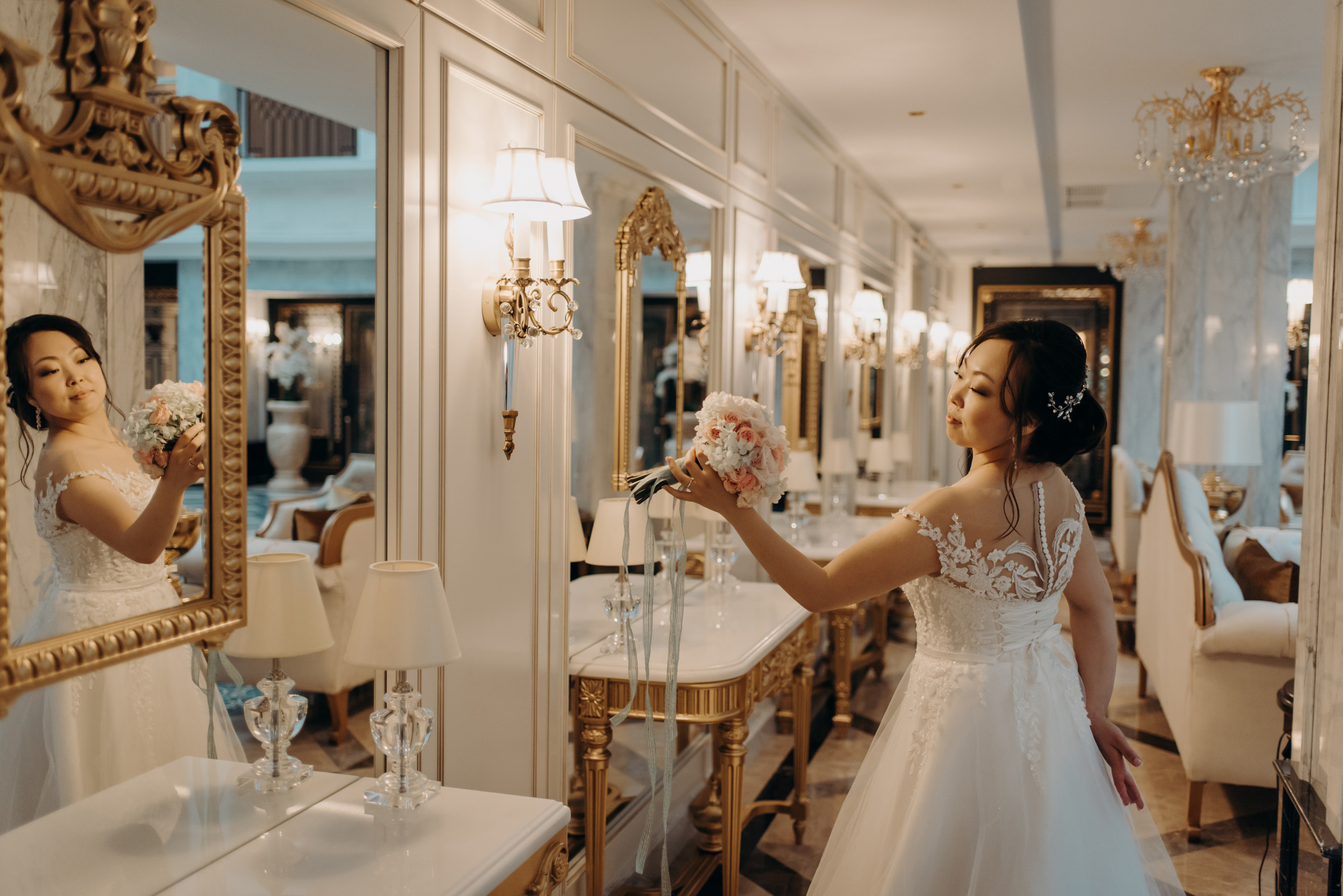 свадебная фотосессия в отеле Tsar Palace 