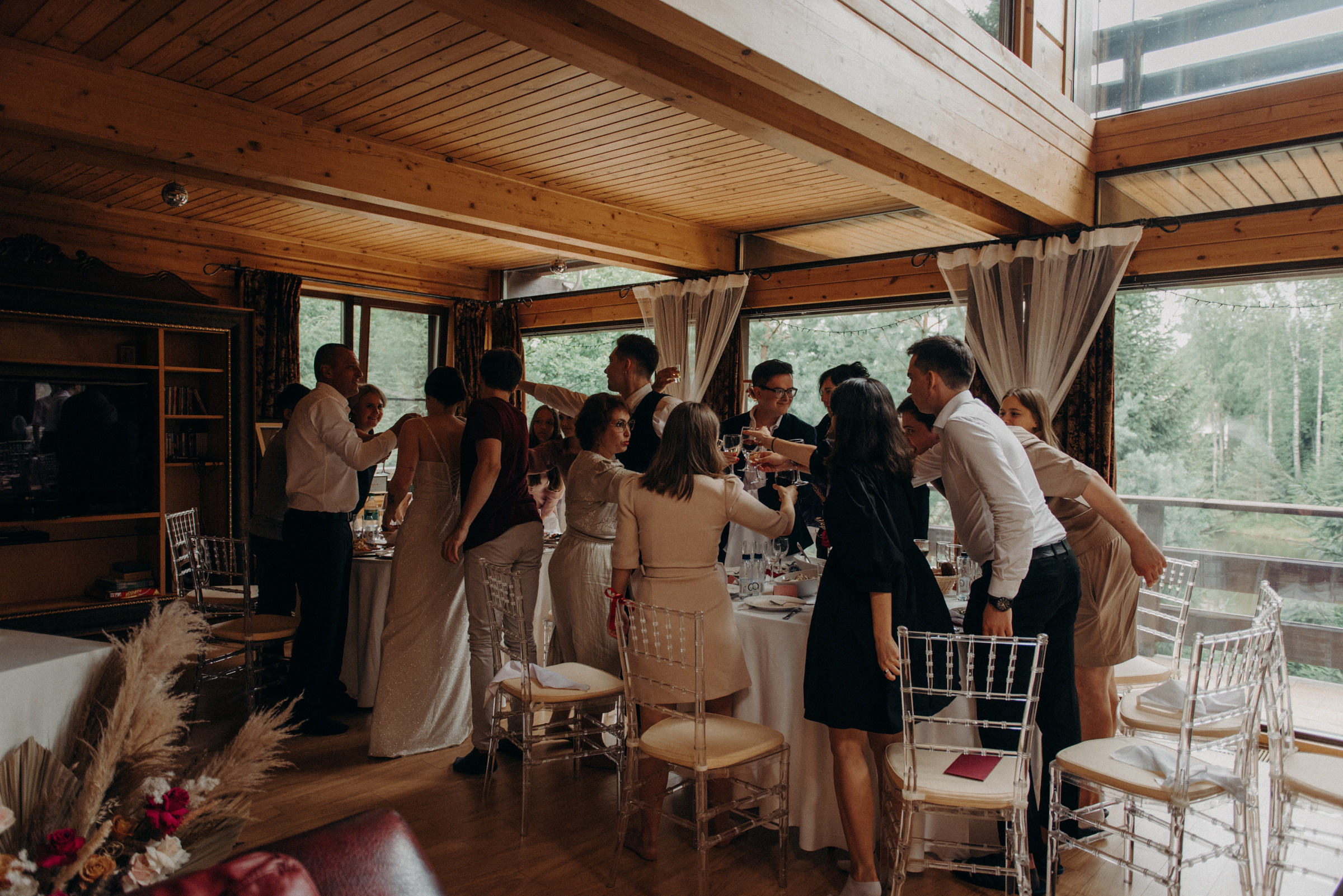 свадьба в коттедже без ведущего