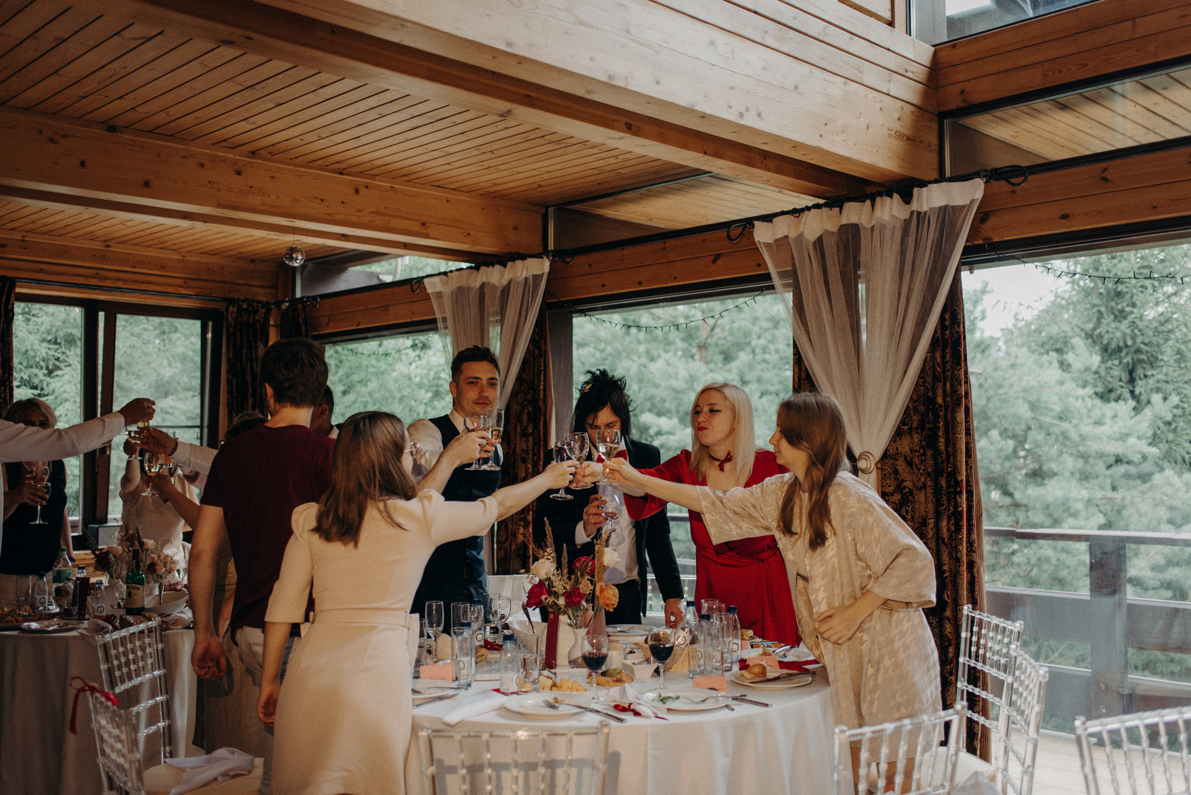 свадьба в коттедже без ведущего