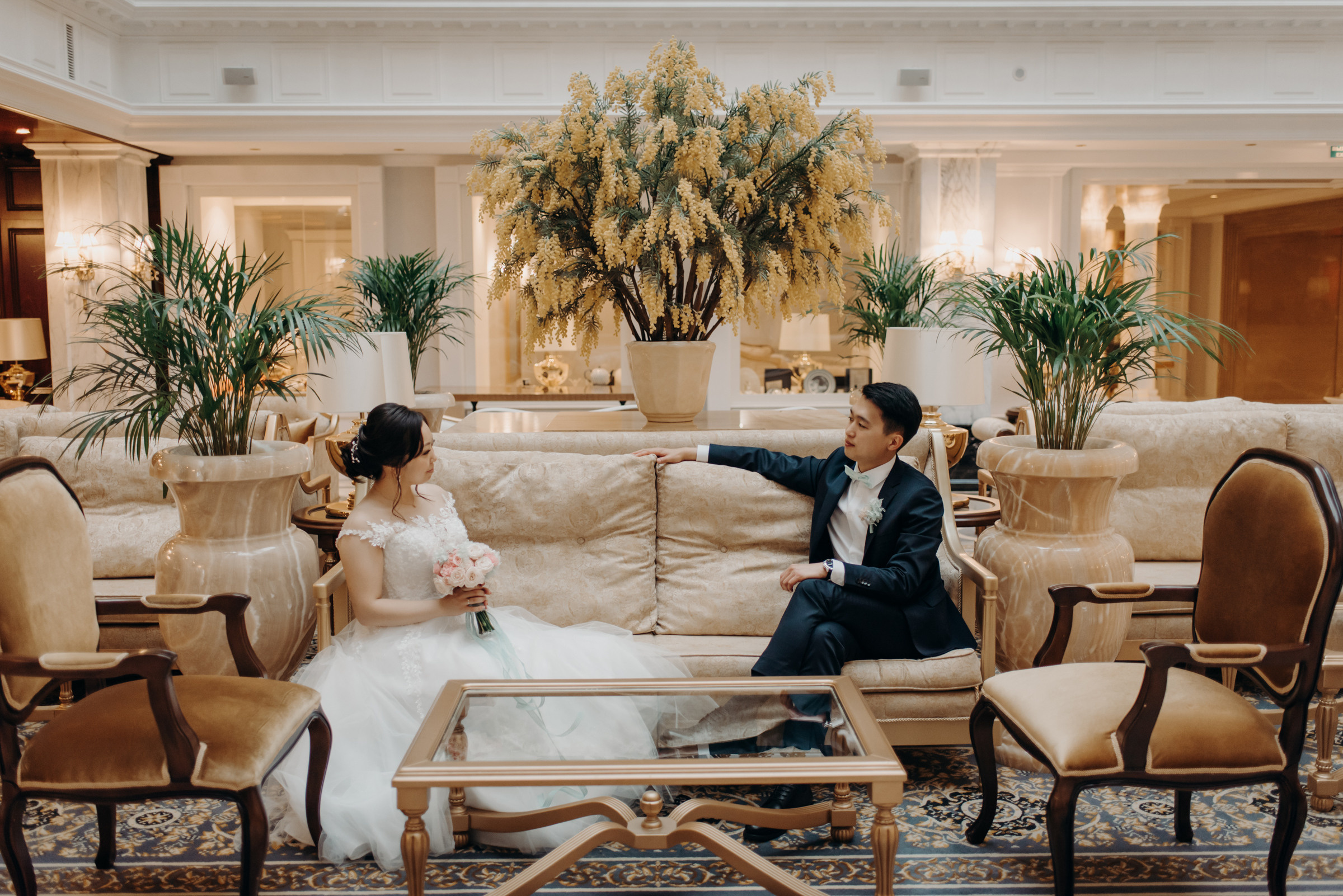 свадебная фотосессия в отеле Tsar Palace 