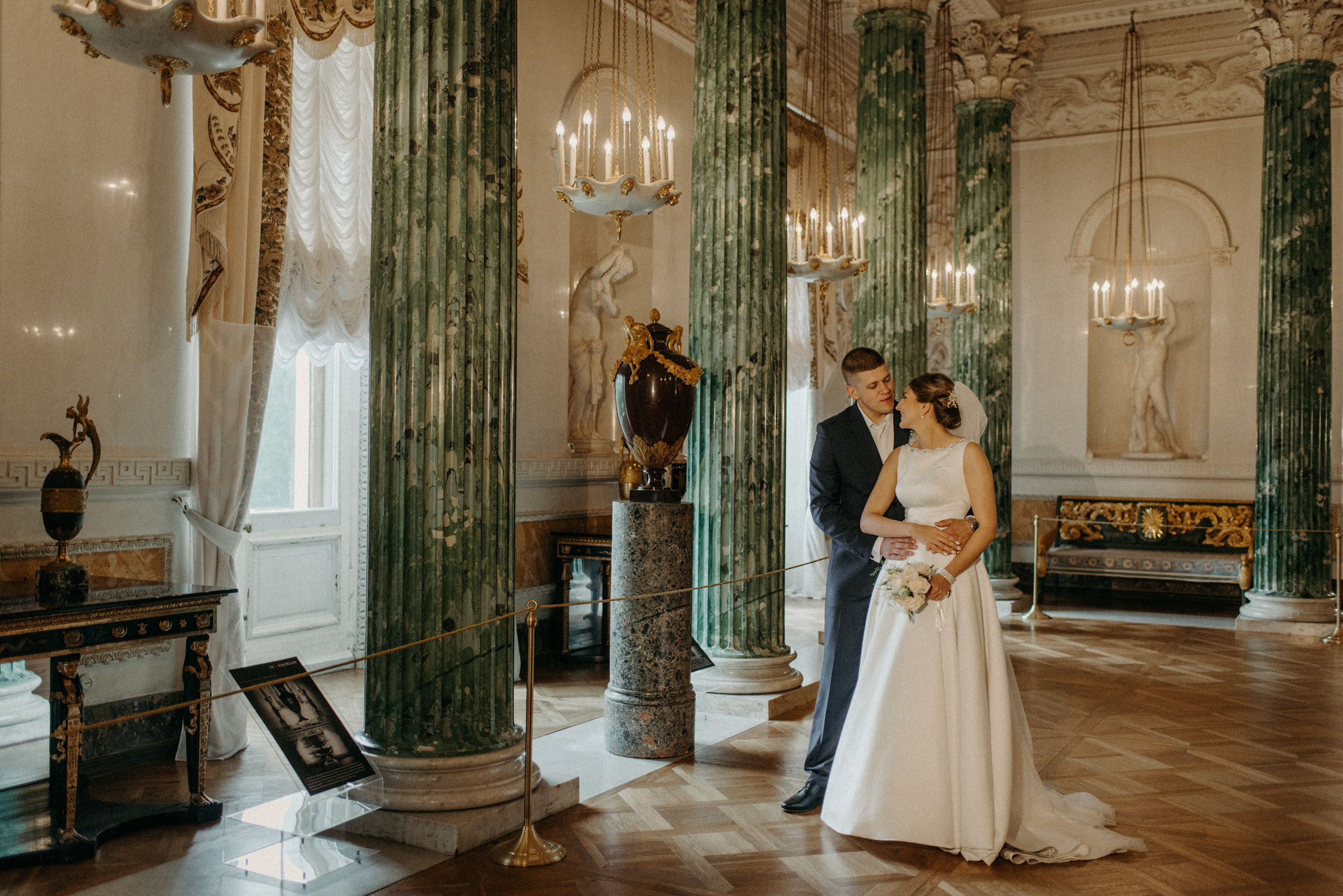 свадебная фотосессия в Павловском Дворце