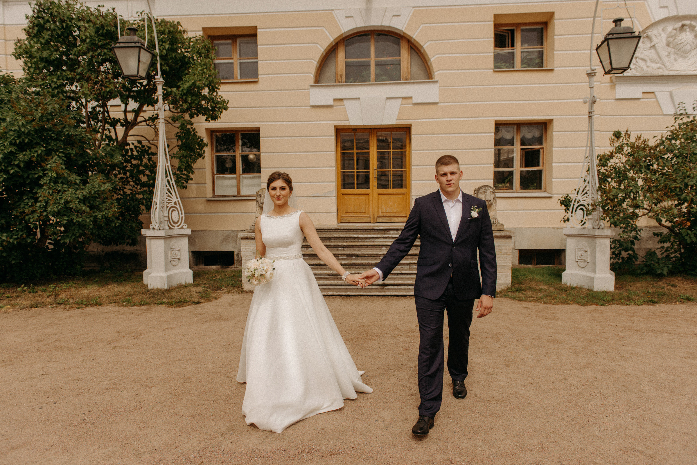 свадебная фотосессия в Павловском Дворце