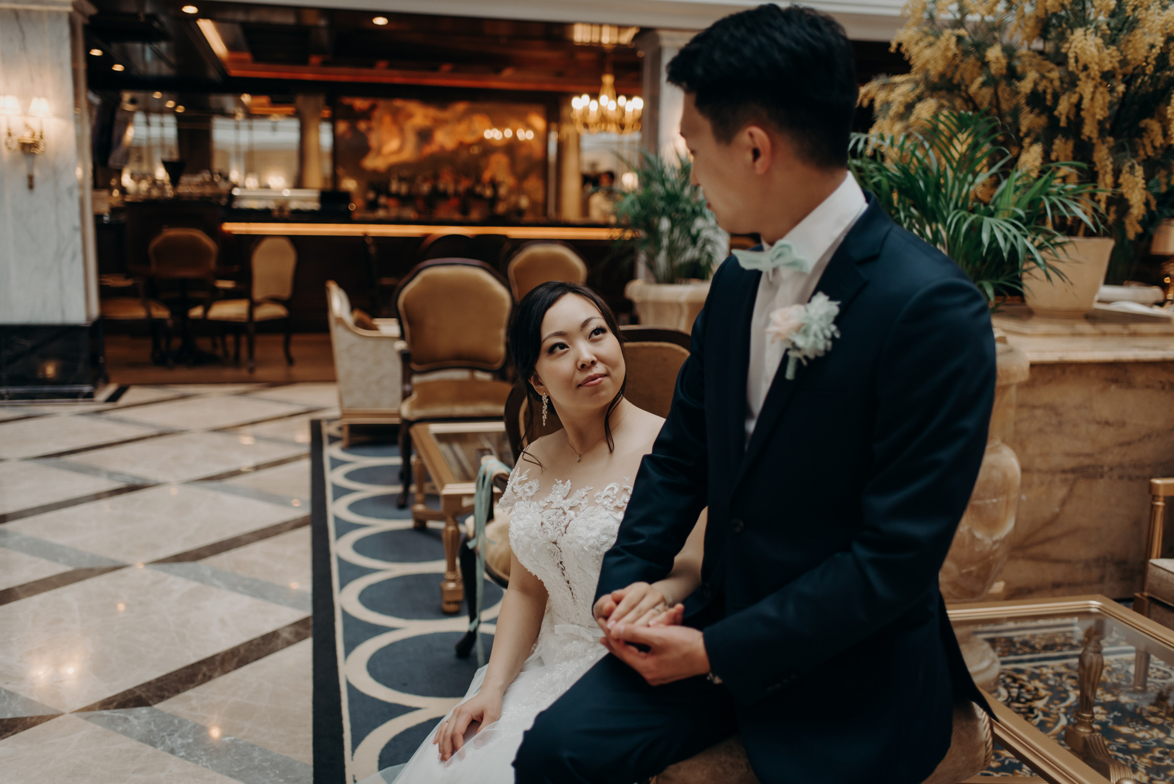 свадебная фотосессия в отеле Tsar Palace 