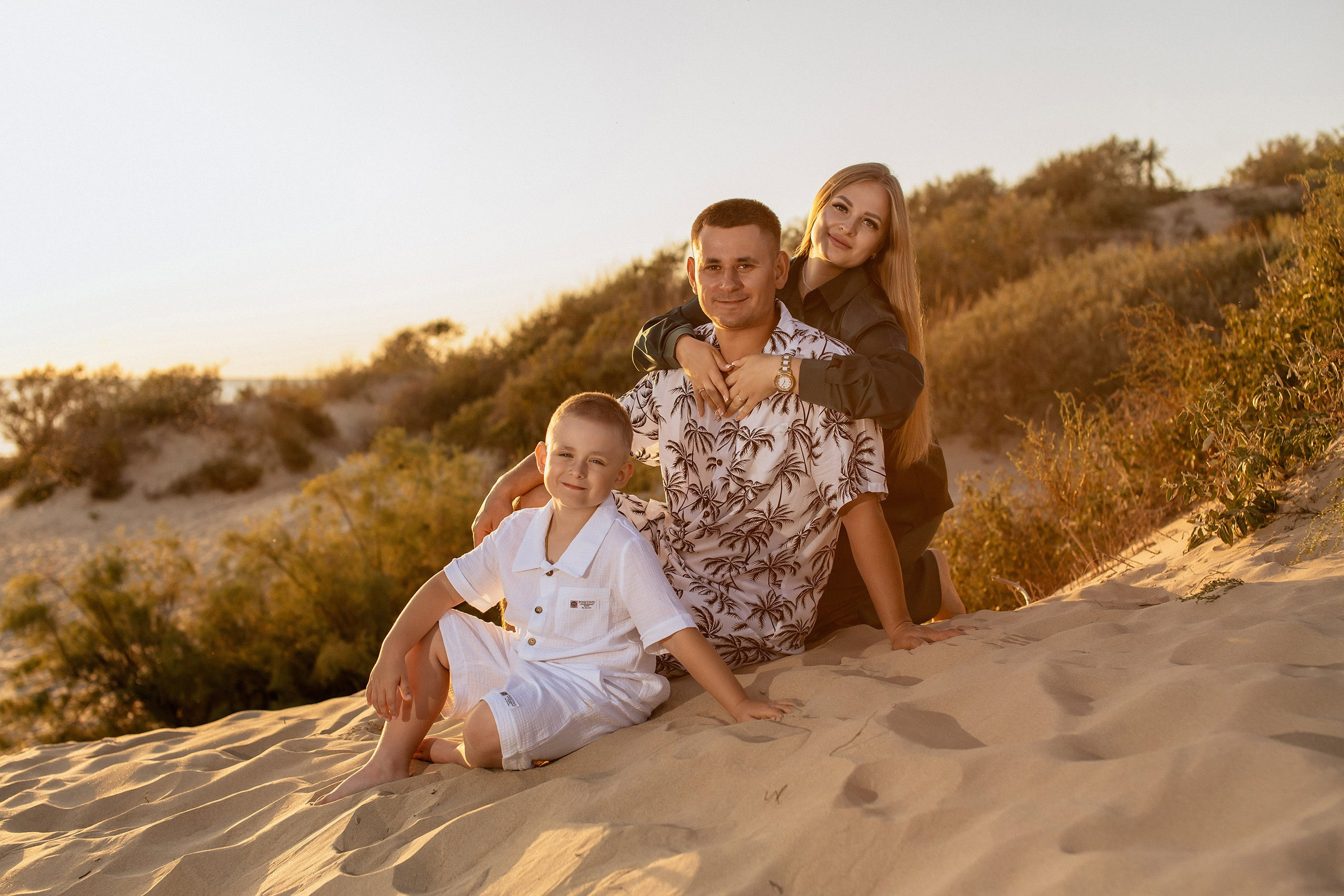 Семейная фотосессия в дюнах Джемете