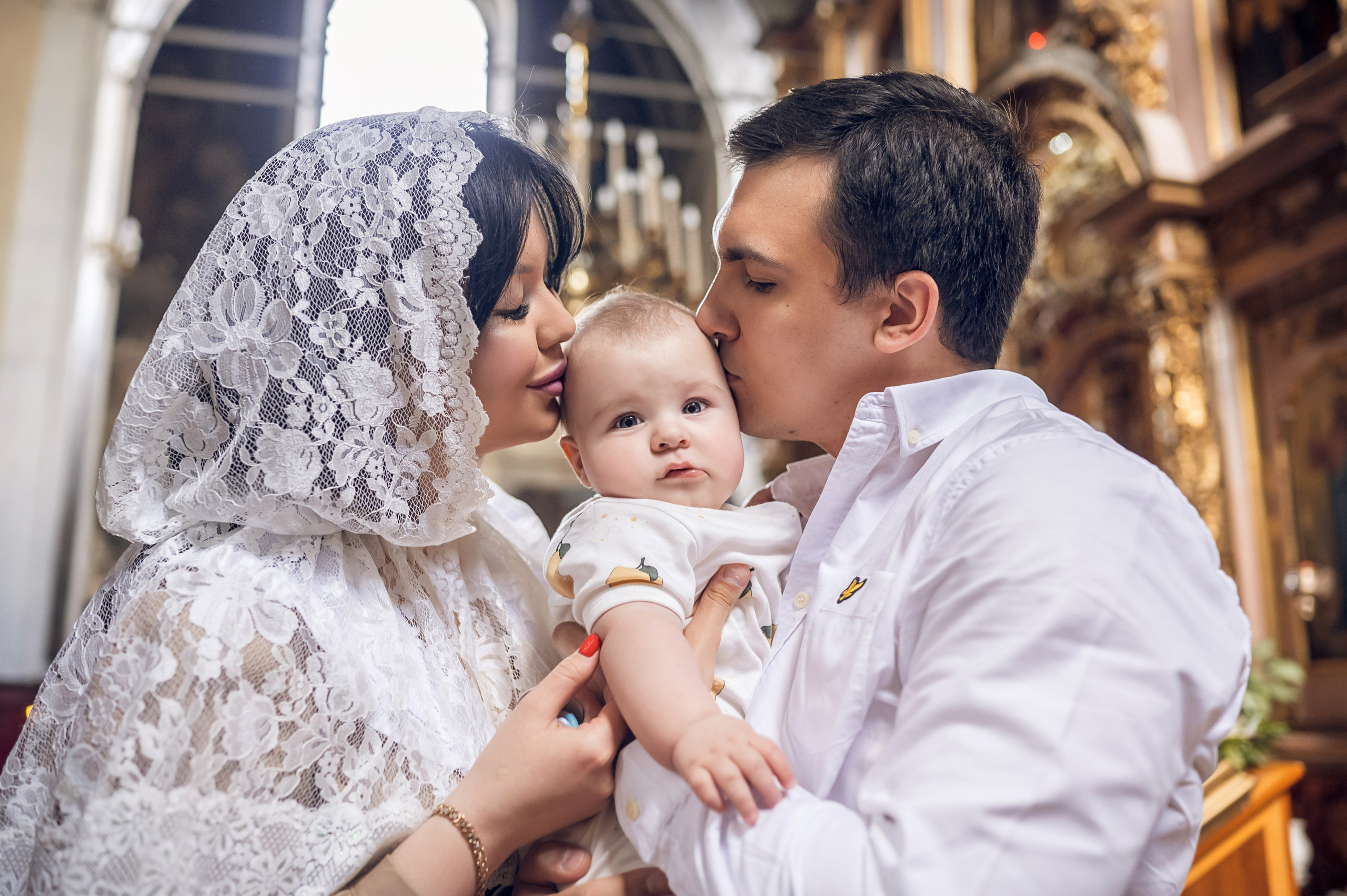 Таинство Крещения. Фотограф Мария Гончарова/ Москва — область