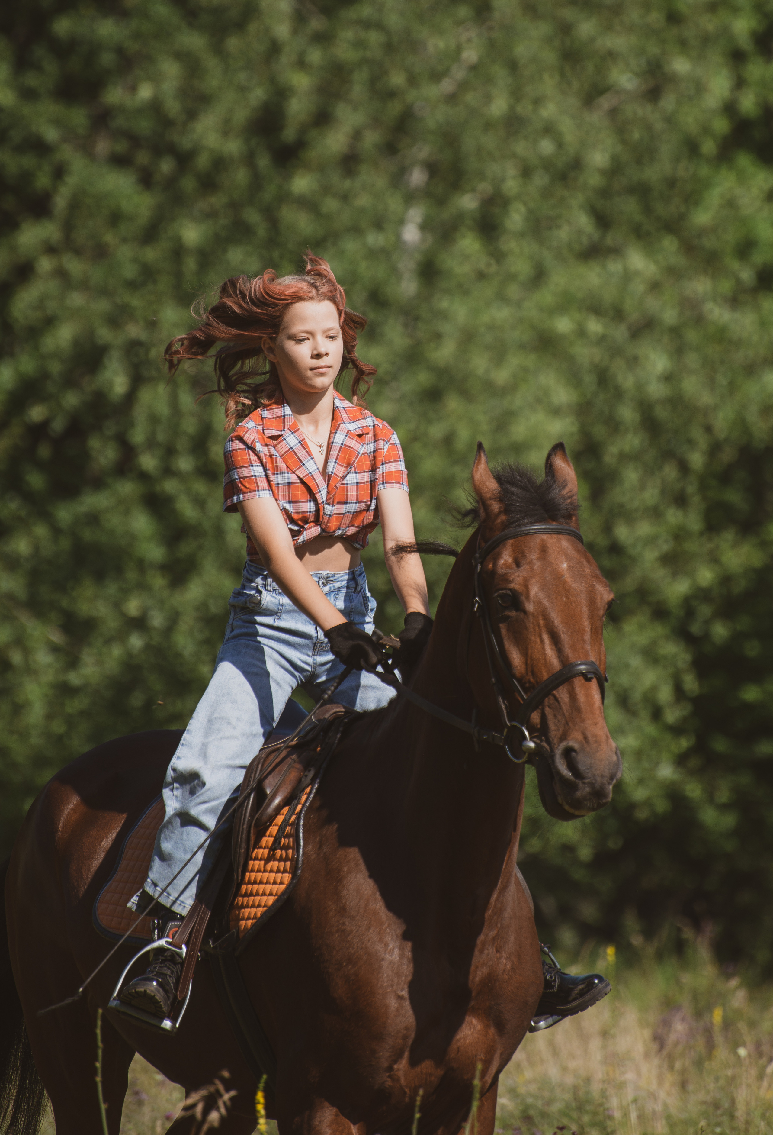 Вероника и Финист. Конный фотограф в Саратове Юлия Иванова