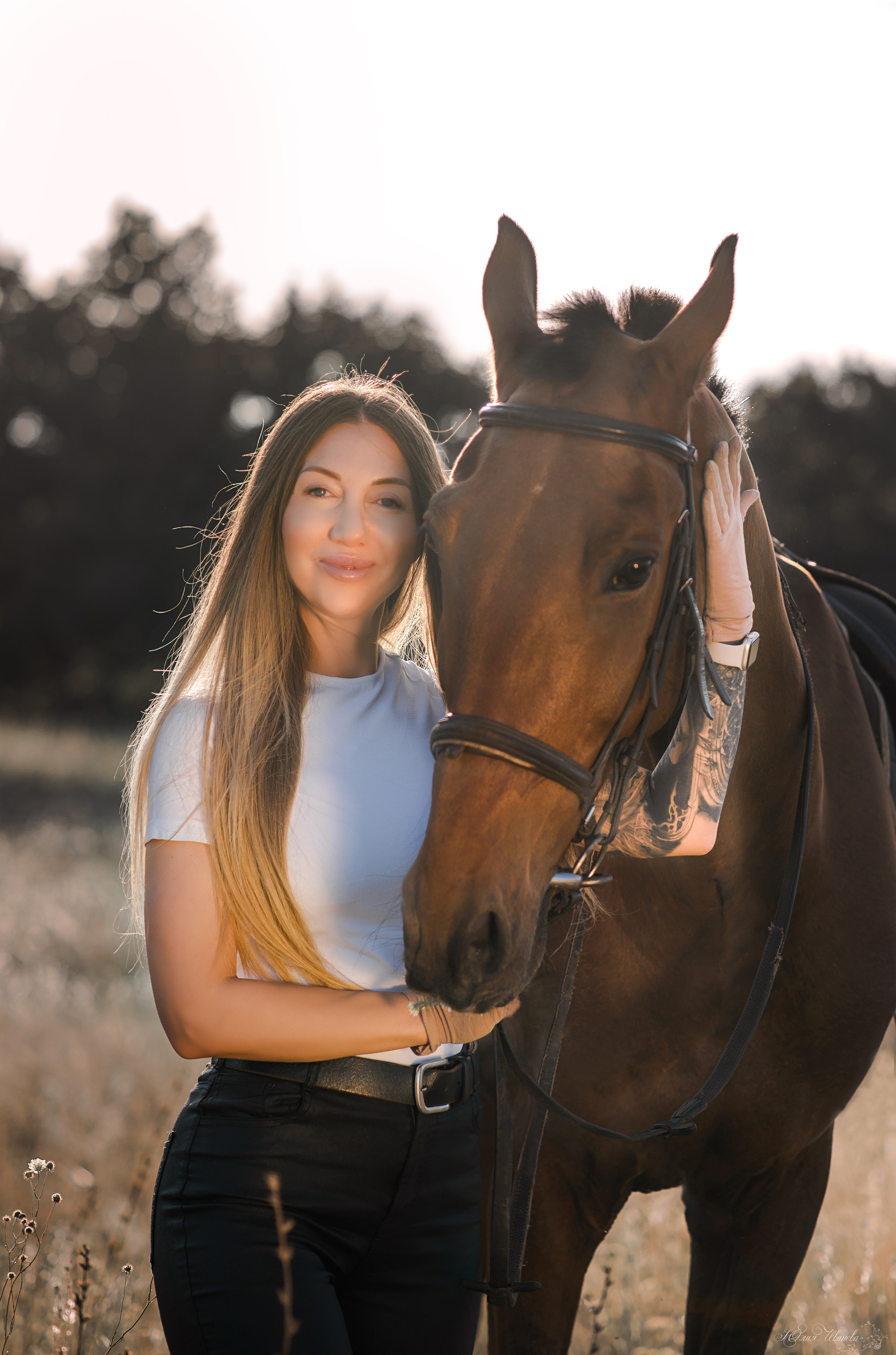 Юлия и Финист. Конный фотограф в Саратове Юлия Иванова