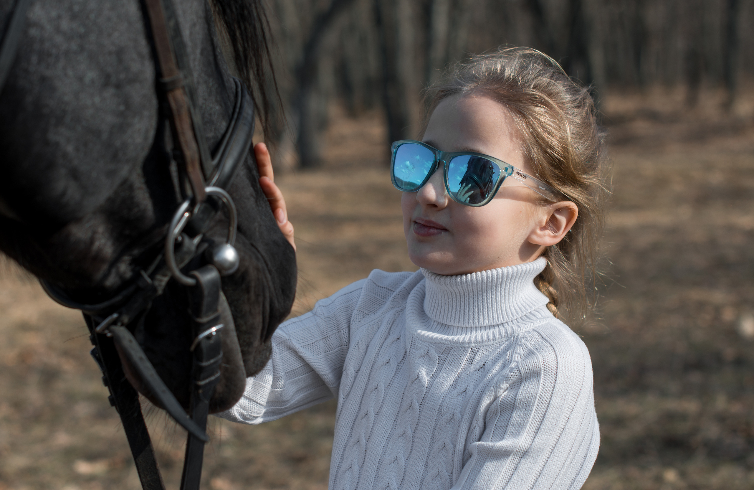 Прогулка Дмитрия и Миланы. Конный фотограф в Саратове Юлия Иванова