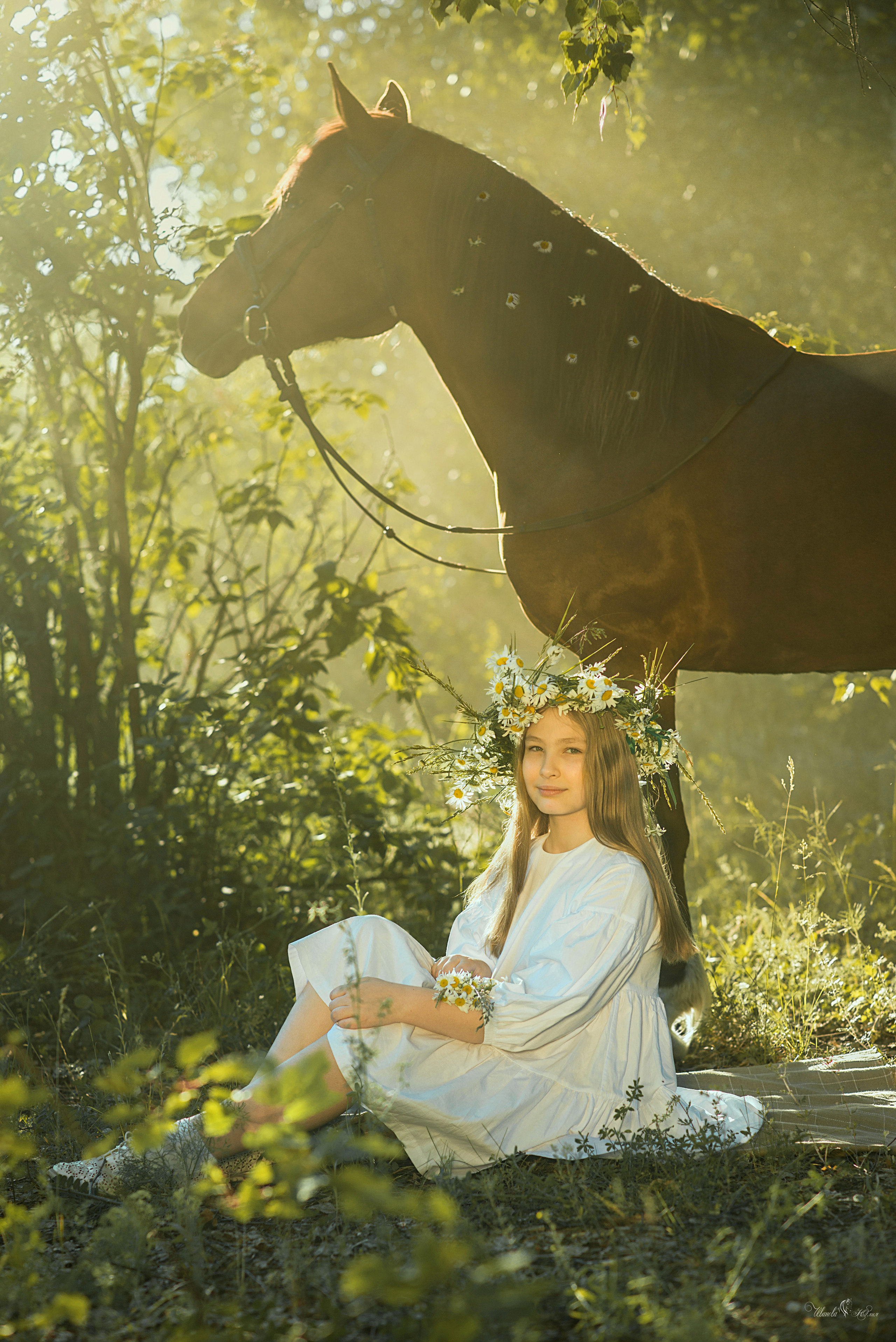Катерина и Находка. Конный фотограф в Саратове Юлия Иванова