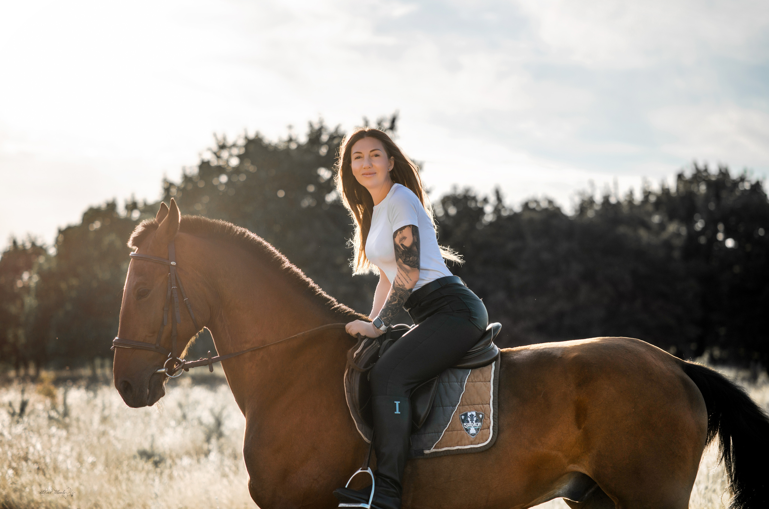 Юлия и Финист. Конный фотограф в Саратове Юлия Иванова