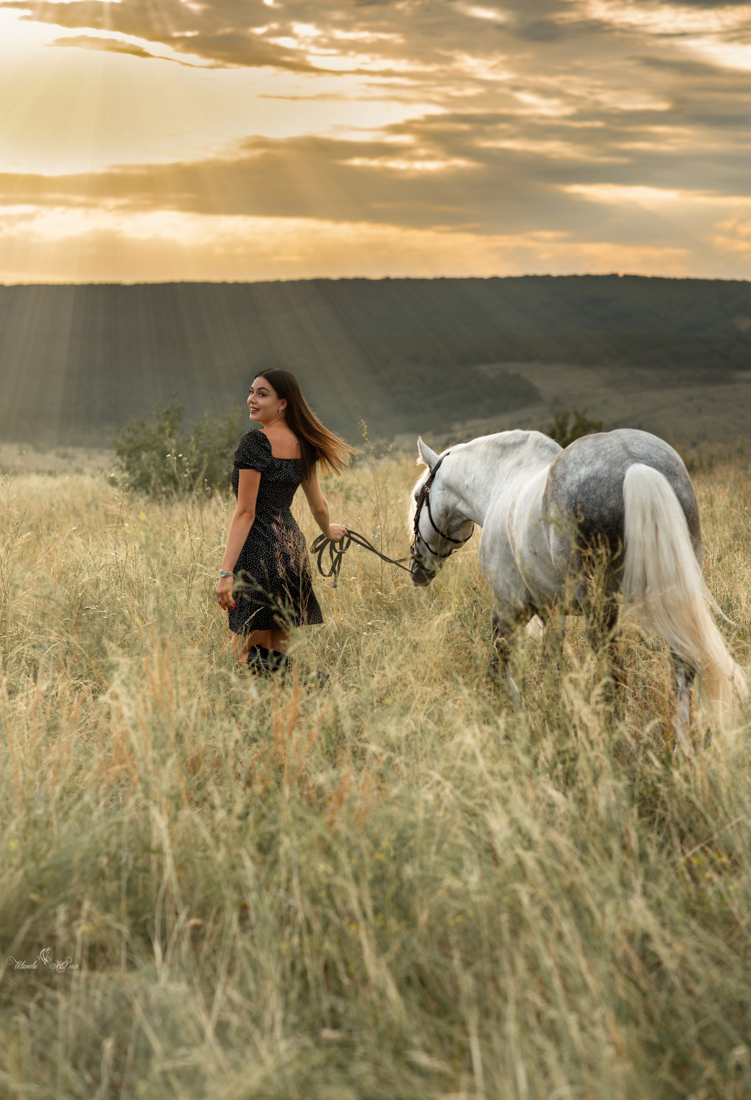 Ксения и Вымпел. Конный фотограф в Саратове Юлия Иванова