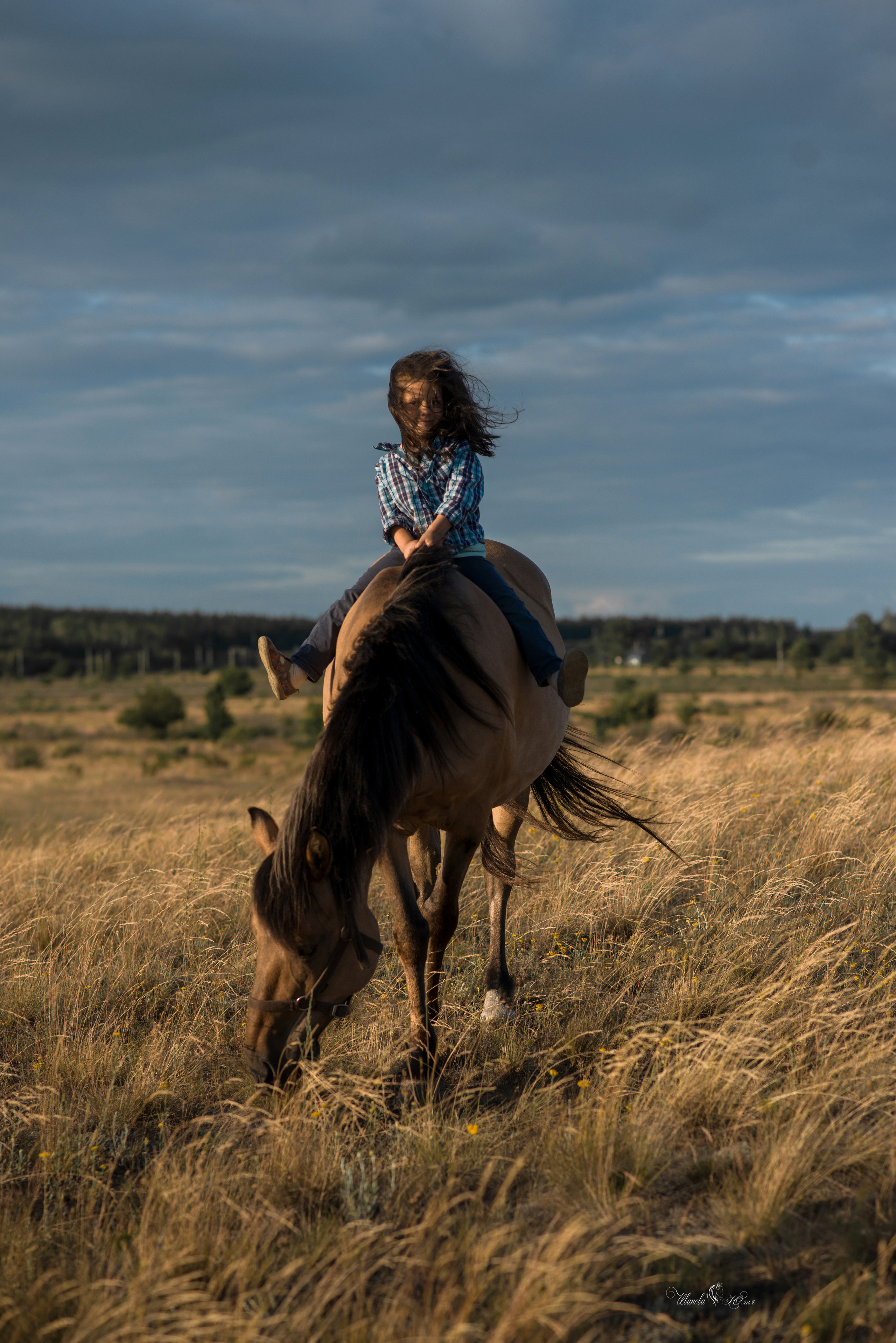 Алена и её друг. Конный фотограф в Саратове Юлия Иванова