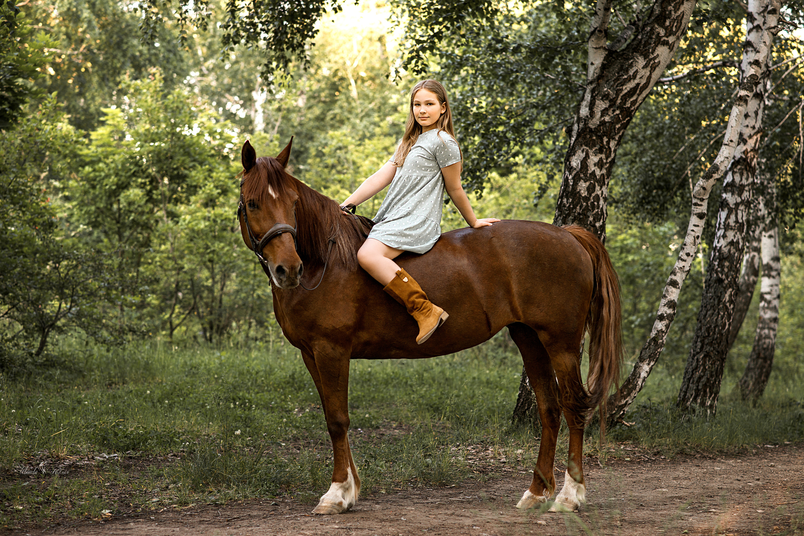 Катерина и Находка. Конный фотограф в Саратове Юлия Иванова
