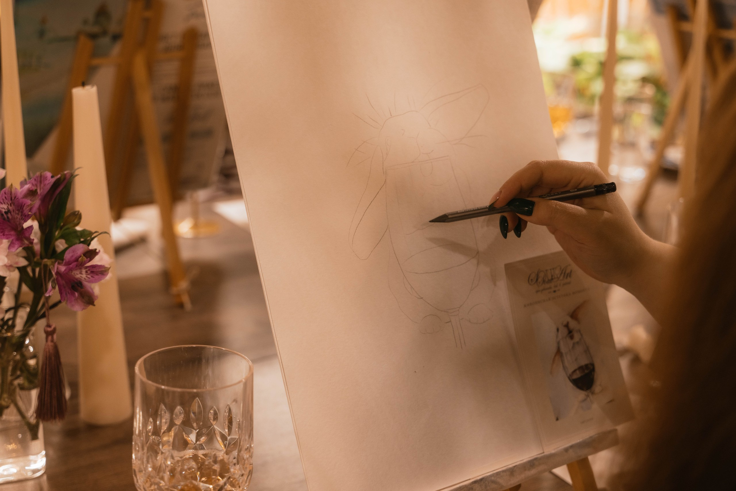 Мастер-класс по рисованию на день рождения. Свадебный, семейный фотограф в Рязани Лена Брант