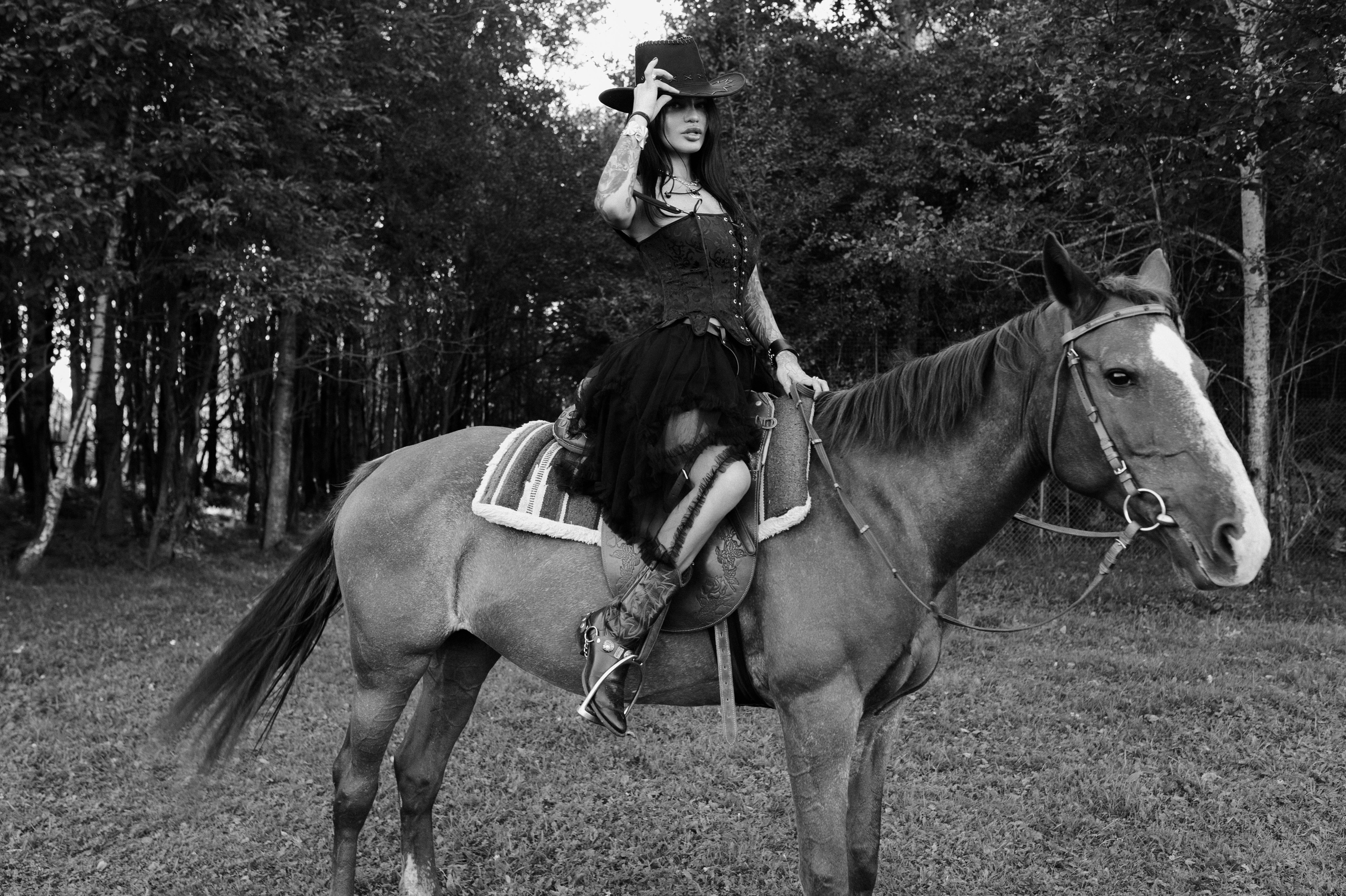 Фотосессия на ранчо. Александр Mr.Brass — фотографирую женский портрет в Москве
