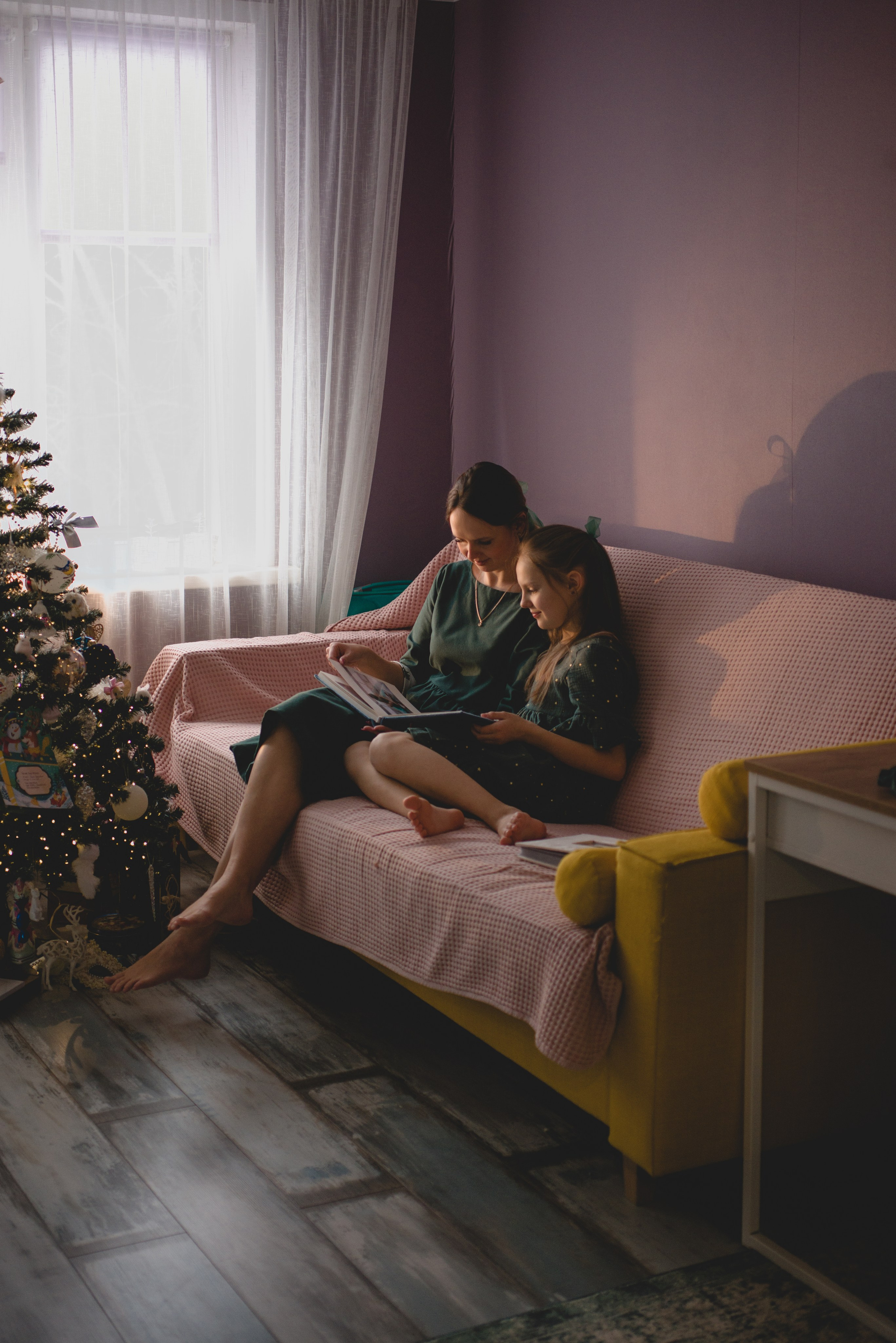 В гостях у Юли и Насти. Фотограф Людмила Белова