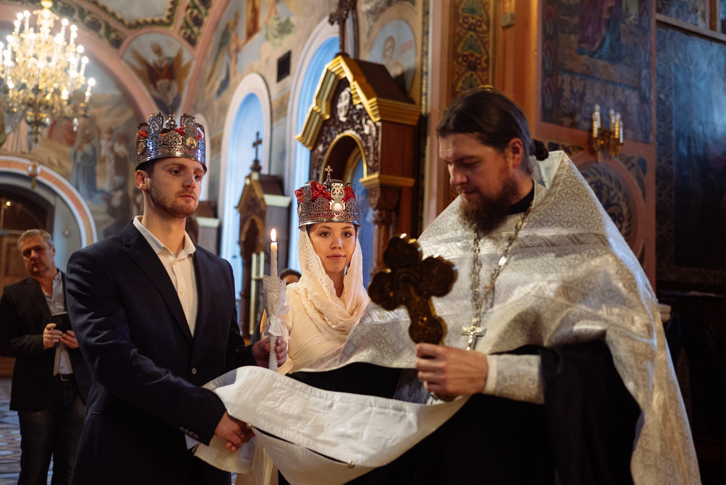 Фотосъемка таинства венчания Иоанна и Глафиры. Семейный фотограф на крещение, венчание в Иваново Галина Скурихина