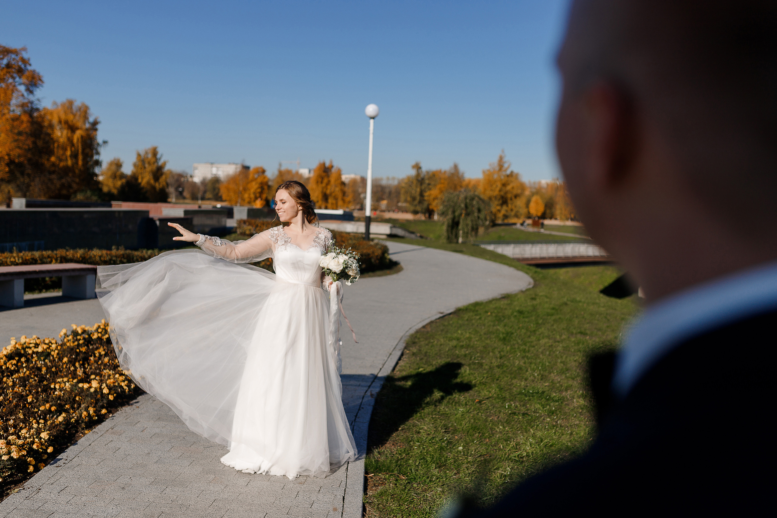 Фотосессия в новом загсе Твери. Свадебный и семейный фотограф в Твери и Тверской области
