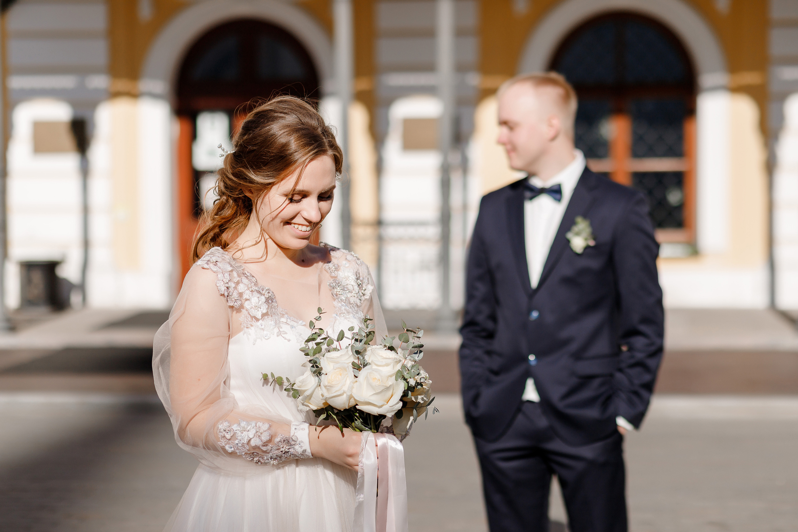 Фотосессия в новом загсе Твери. Свадебный и семейный фотограф в Твери и Тверской области