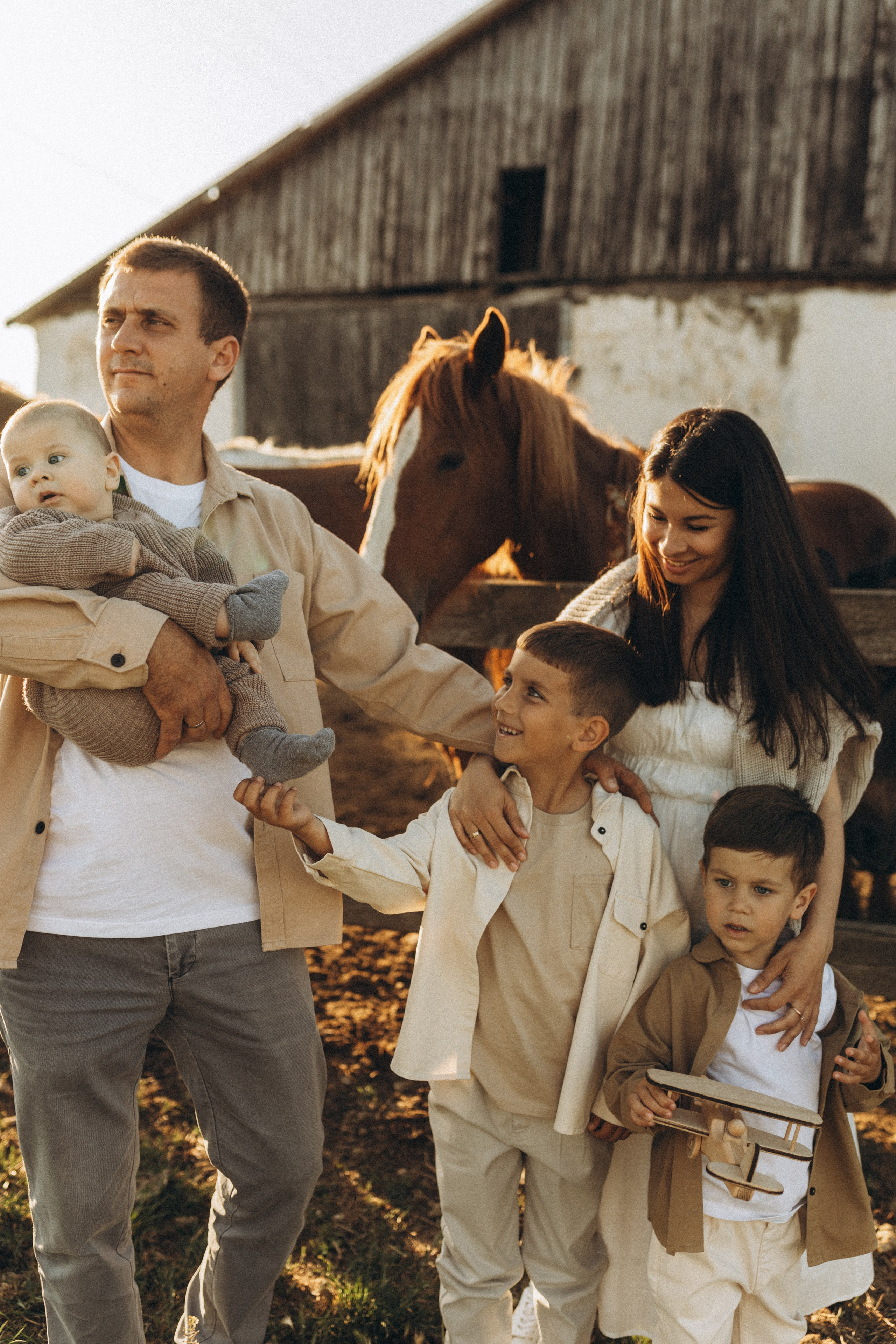Закат на ферме. Семейный фотограф в Новороссийске и Анапе Александра Яковлева