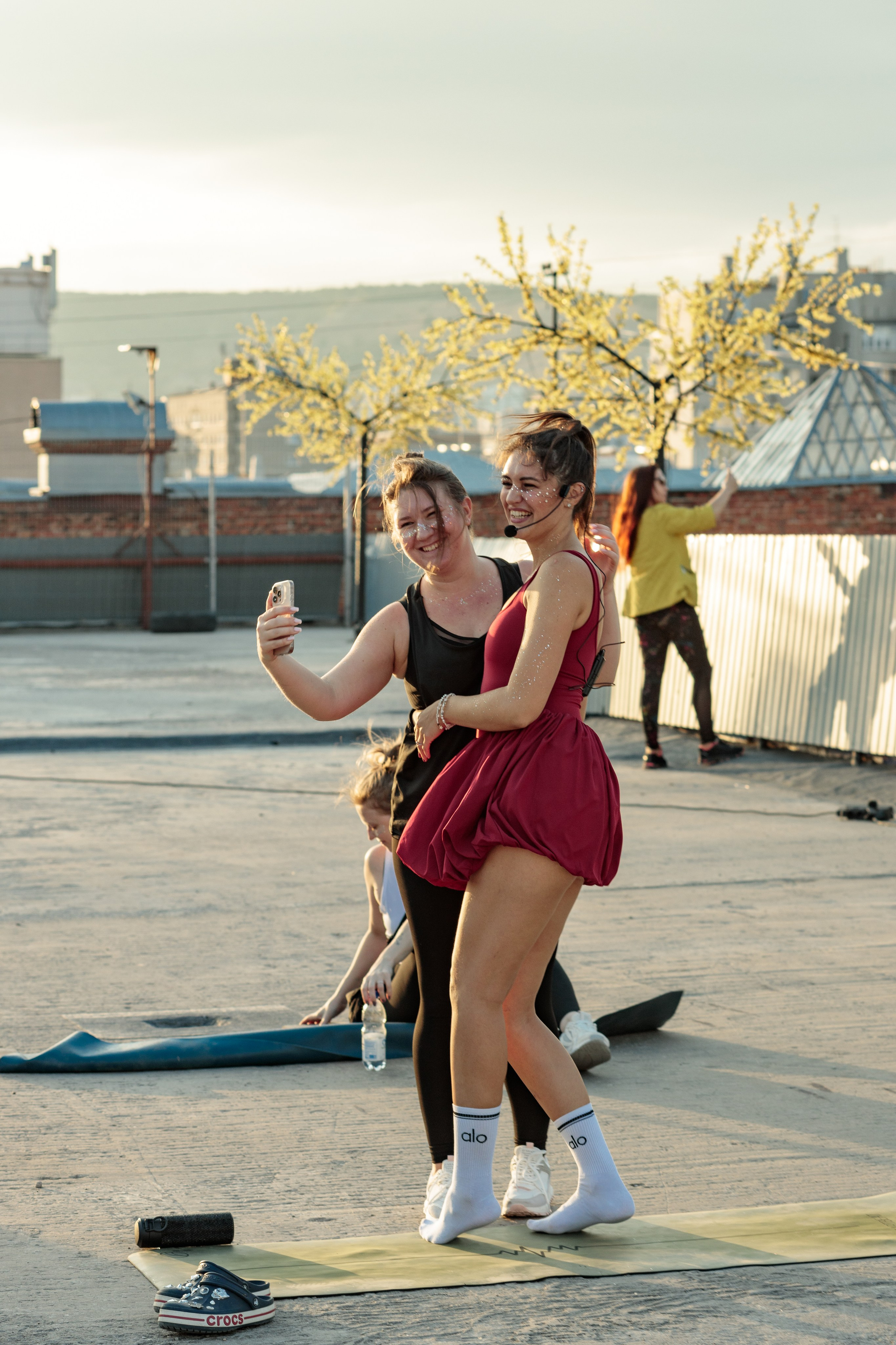 Йога на крыше манежа. Арт фотограф в Саратове, Александр Леонтьев