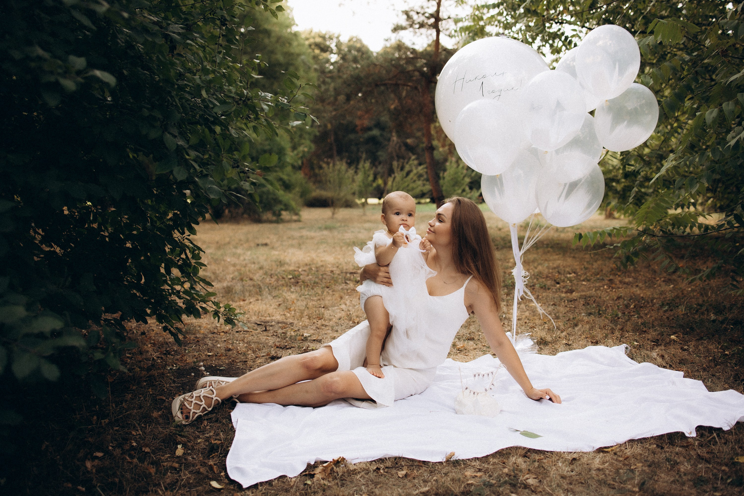 К годику Николь — дендрарий. Семейный фотограф в Краснодаре Храмова Анна