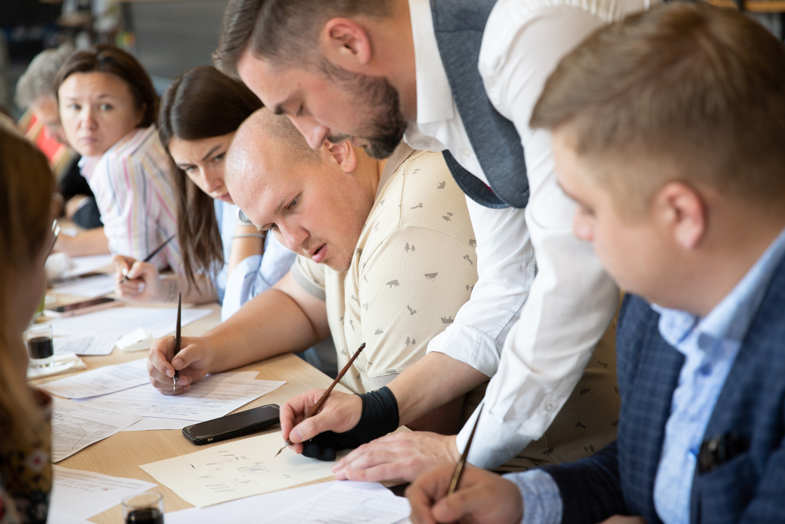 Выездные мероприятия. Каллиграф Константин Парсаданов