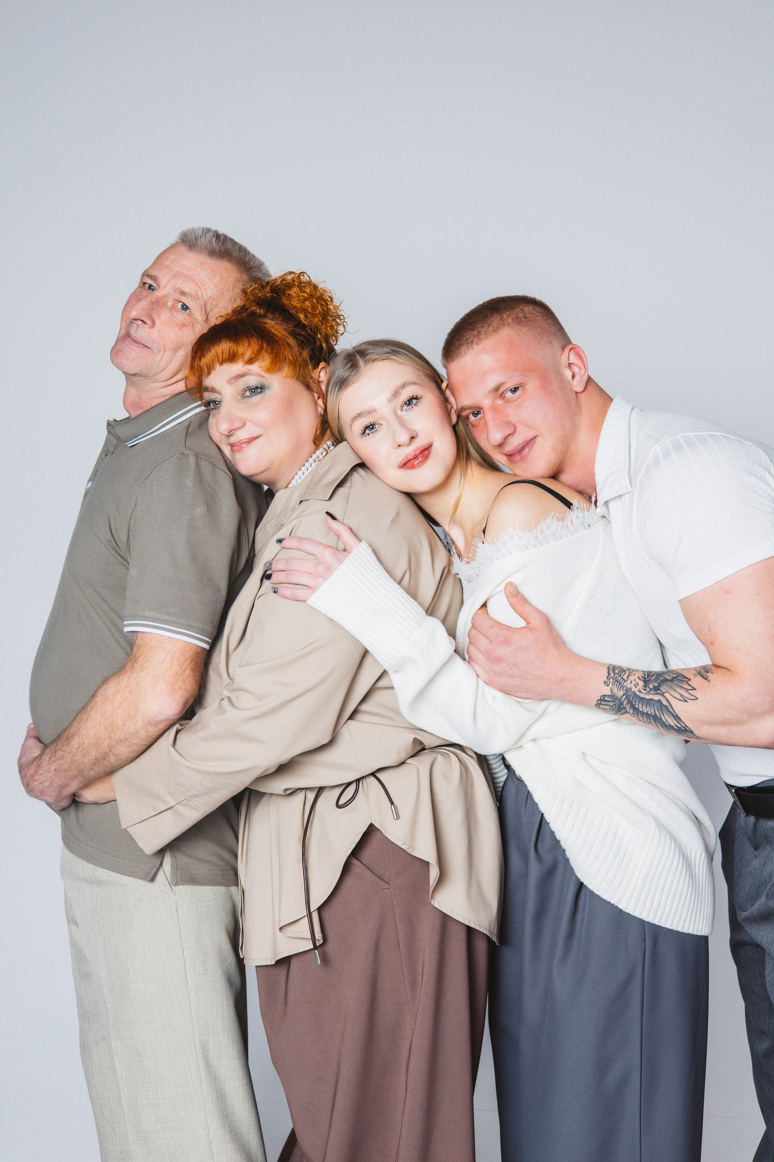 Семейная фотосессия в студии. Фотограф в Кисловодске Юлия Танасова